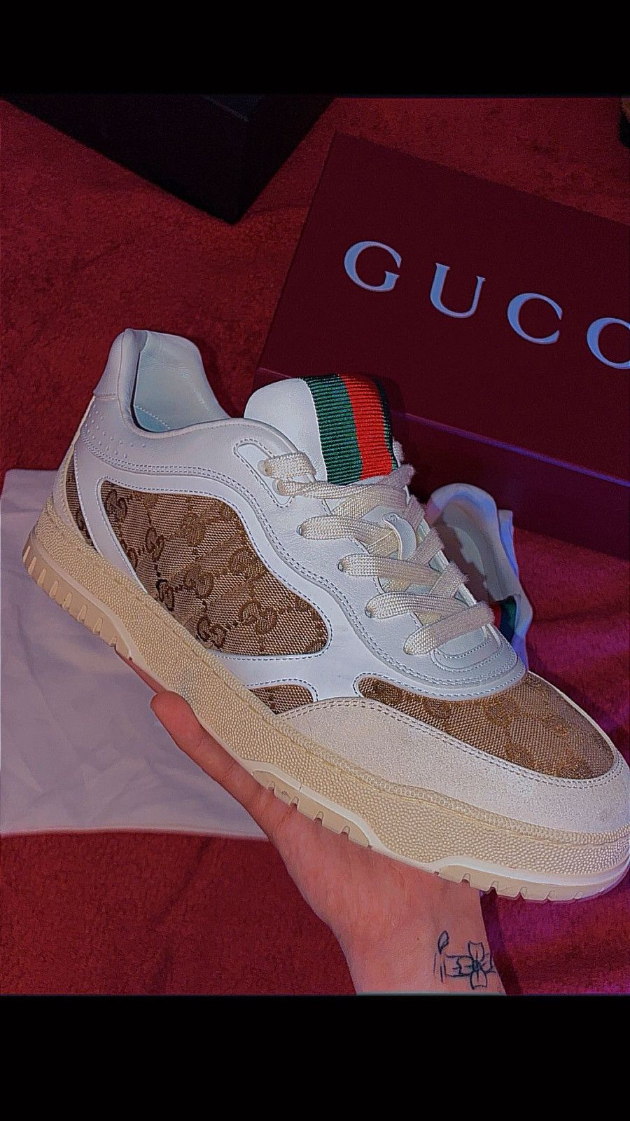 Gucci Gucci Re-Web Sneakers Size US 10 / EU 43 - 3 Thumbnail