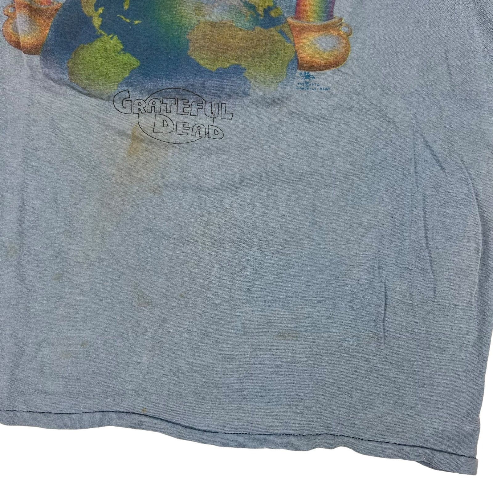 Band Tees × Grateful Dead × Vintage Vintage 1973 Grateful Dead Europe Jester Stanley Mouse tee Size US M / EU 48-50 / 2 - 2 Thumbnail