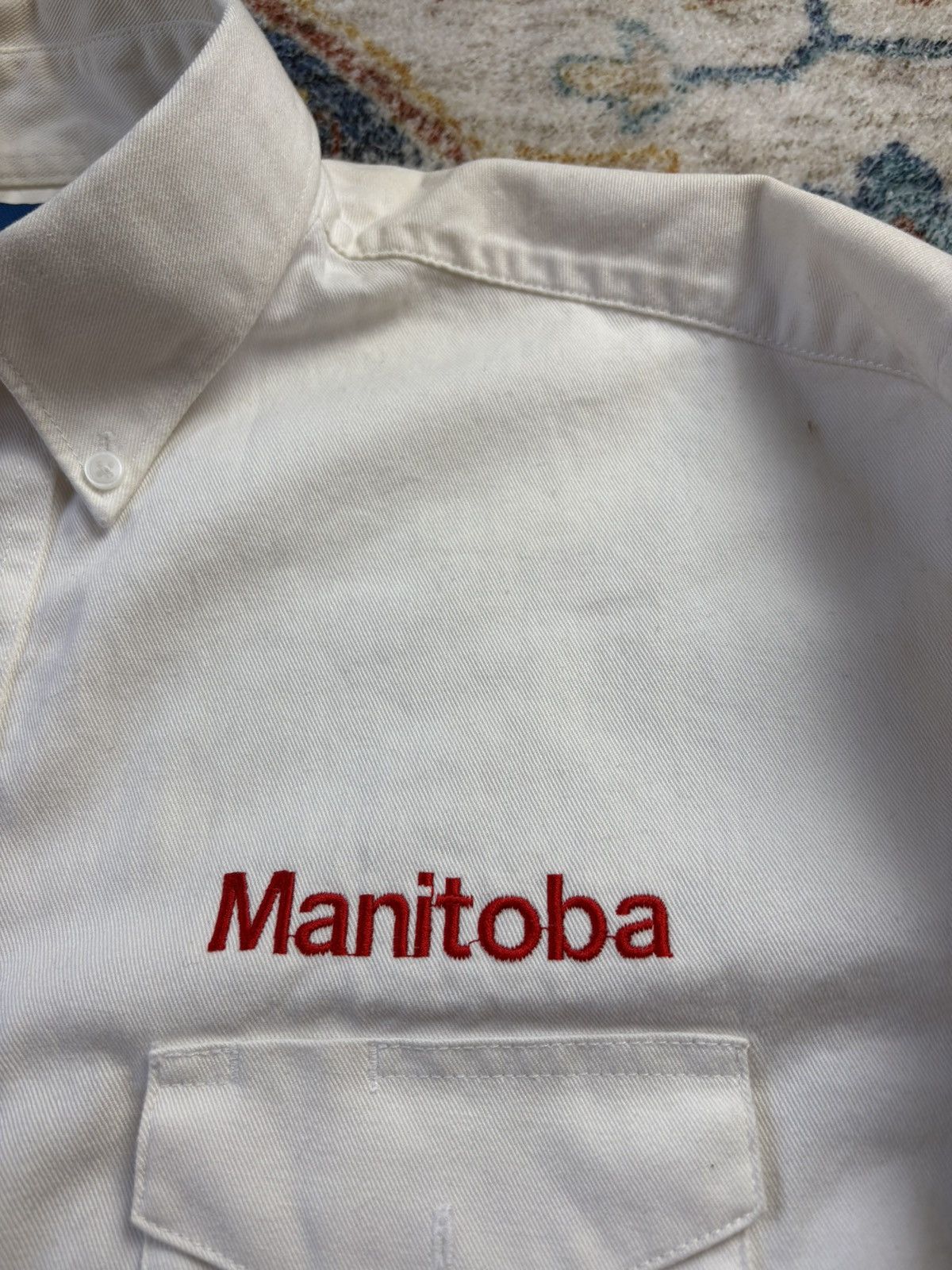 Wrangler Vintage Wrangler Manitoba White Button-up Shirt Size XL Size US XL / EU 56 / 4 - 4 Thumbnail