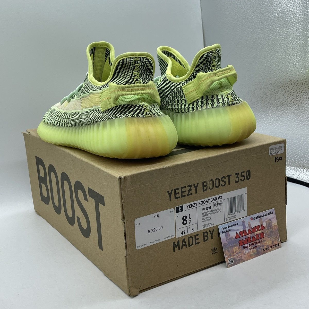 Adidas Yeezy boost 350 yeezreel non reflective Size US 8.5 / EU 41-42 - 4 Thumbnail