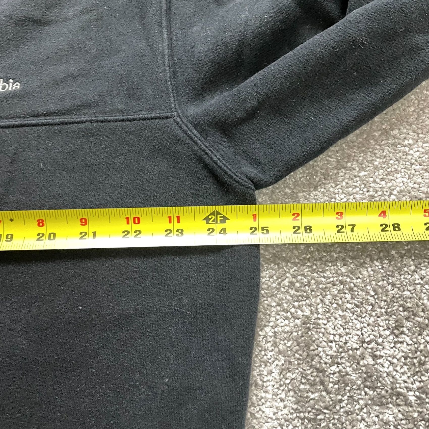 Logo 7 Columbia Mens Jacket XL Black Cotton Logo Hiking Casual Sweatshirt Pullover Zip 1/4 Knit Regular Short Sleeve/Long Sleeve Size US XL / EU 56 / 4 - 6 Thumbnail