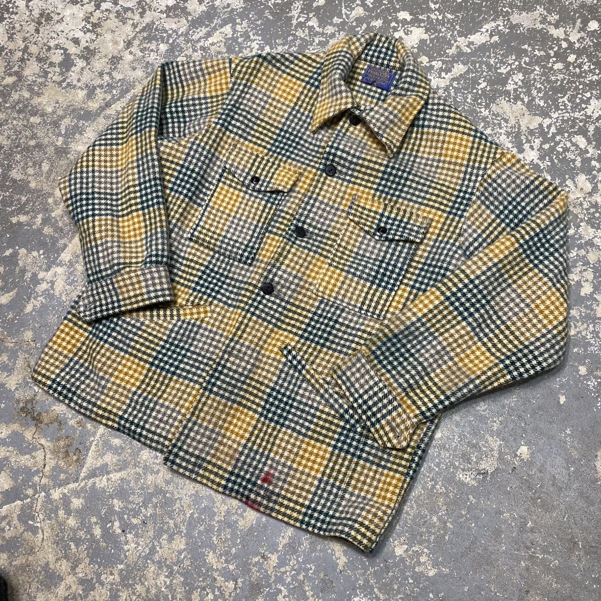 Pendleton Vintage Pendleton Wool Plaid Outdoor 4 Pocket Wool Jacket Size US L / EU 52-54 / 3 - 2 Thumbnail