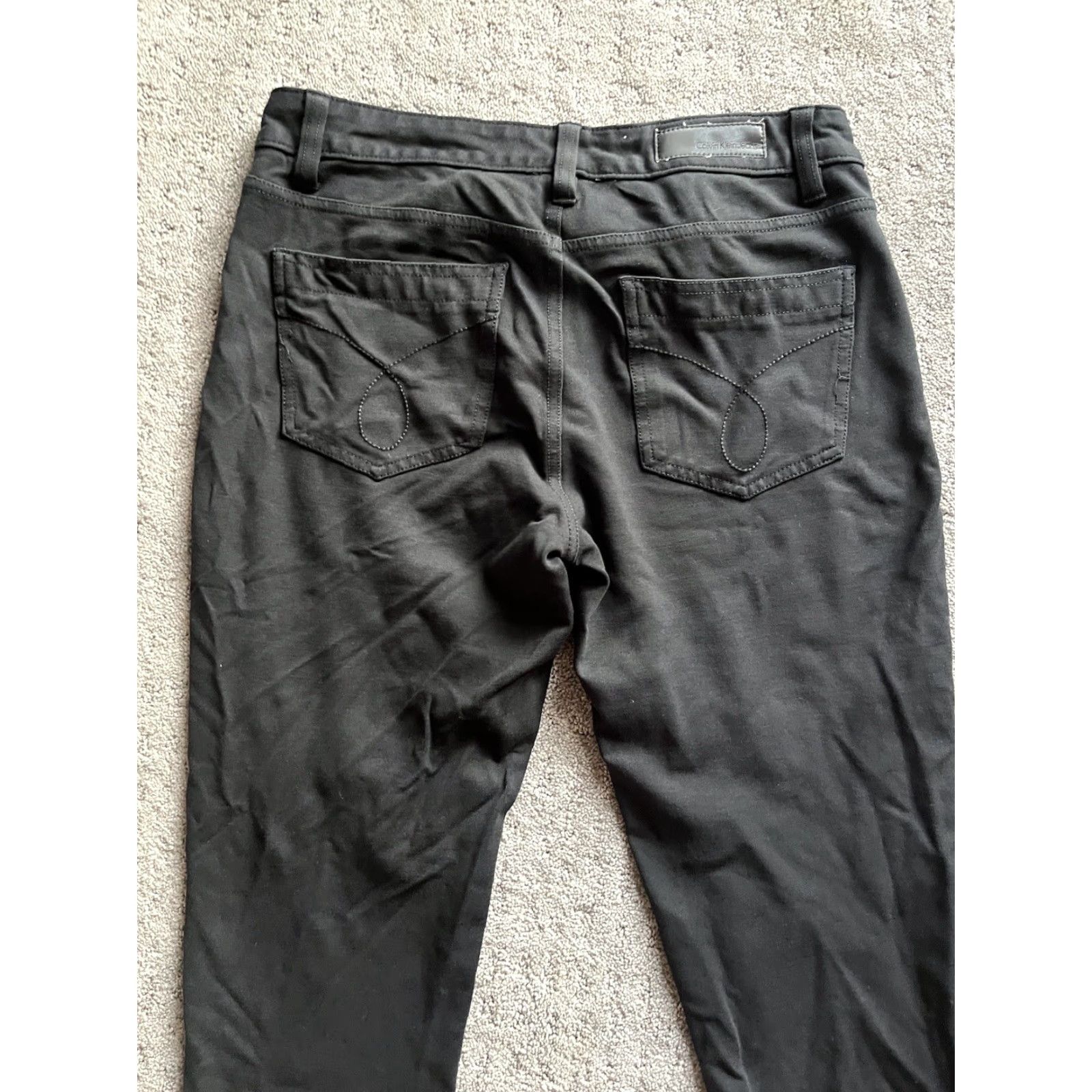 Calvin Klein Calvin Klein Jeans Women Black Skinny 28 Mid Rise 28x26 Size 28" / US 6 / IT 42 - 4 Thumbnail
