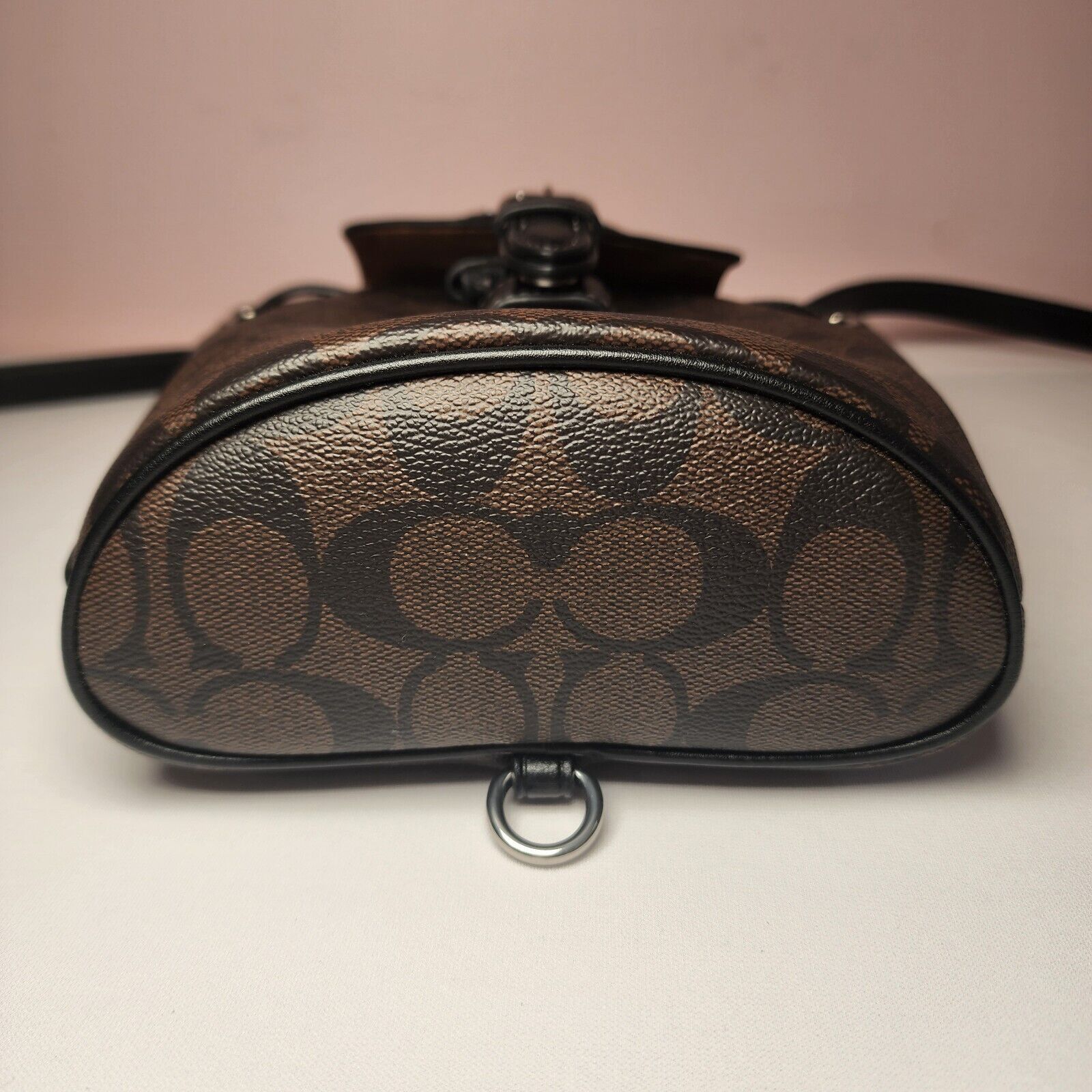 Coach Coach CL458 Amelia Backpack Signature Canvas Leather Brown Size ONE SIZE - 5 Thumbnail