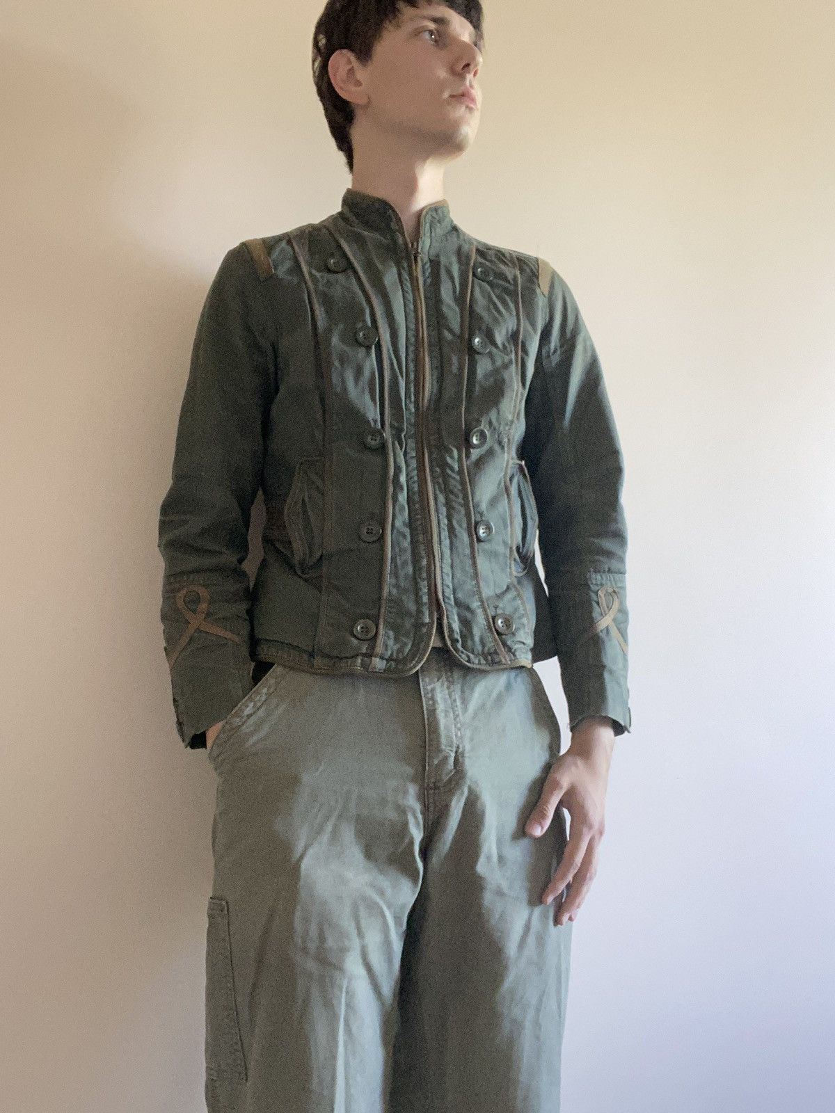 Hysteric Glamour × Undercover 00s Napoleon Military Jacket Japan PPFM If Six Was Nine Vibe Size M / US 6-8 / IT 42-44 - 13 Thumbnail