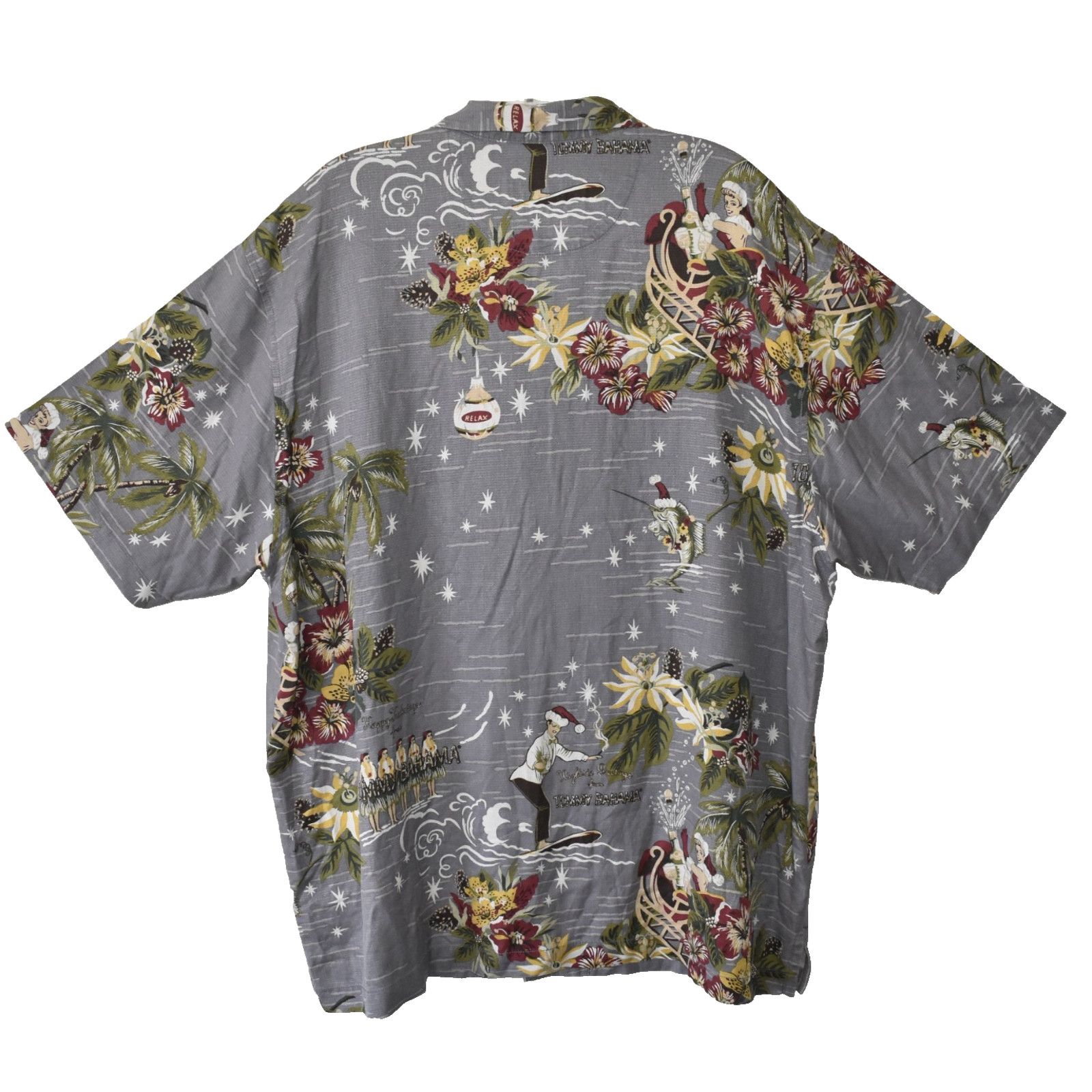 Tommy Bahama NEW TOMMY BAHAMA 100% Silk Merry Kitschmas Camp Shirt Sz XL Size US XL / EU 56 / 4 - 4 Thumbnail