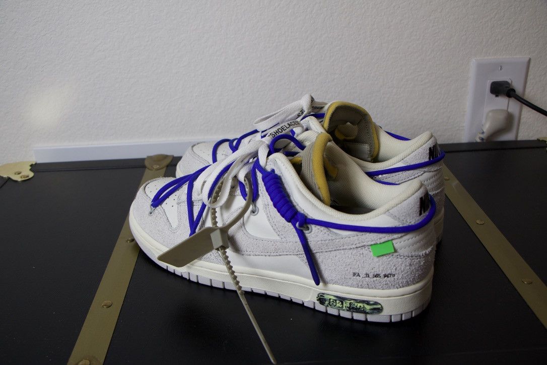 Nike × Off-White Nike x Off-White Dunk Low Lot 32 Size US 10 / EU 43 - 2 Thumbnail