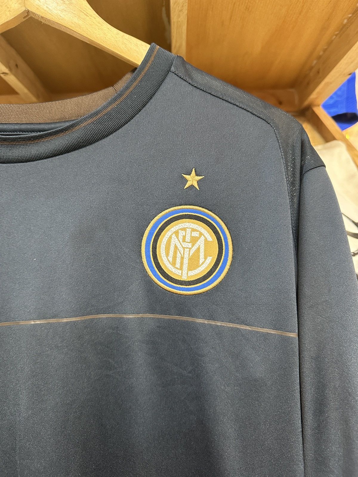 Nike Inter Milan 2008-09 Nike Total Training Jersey Size US L / EU 52-54 / 3 - 3 Thumbnail