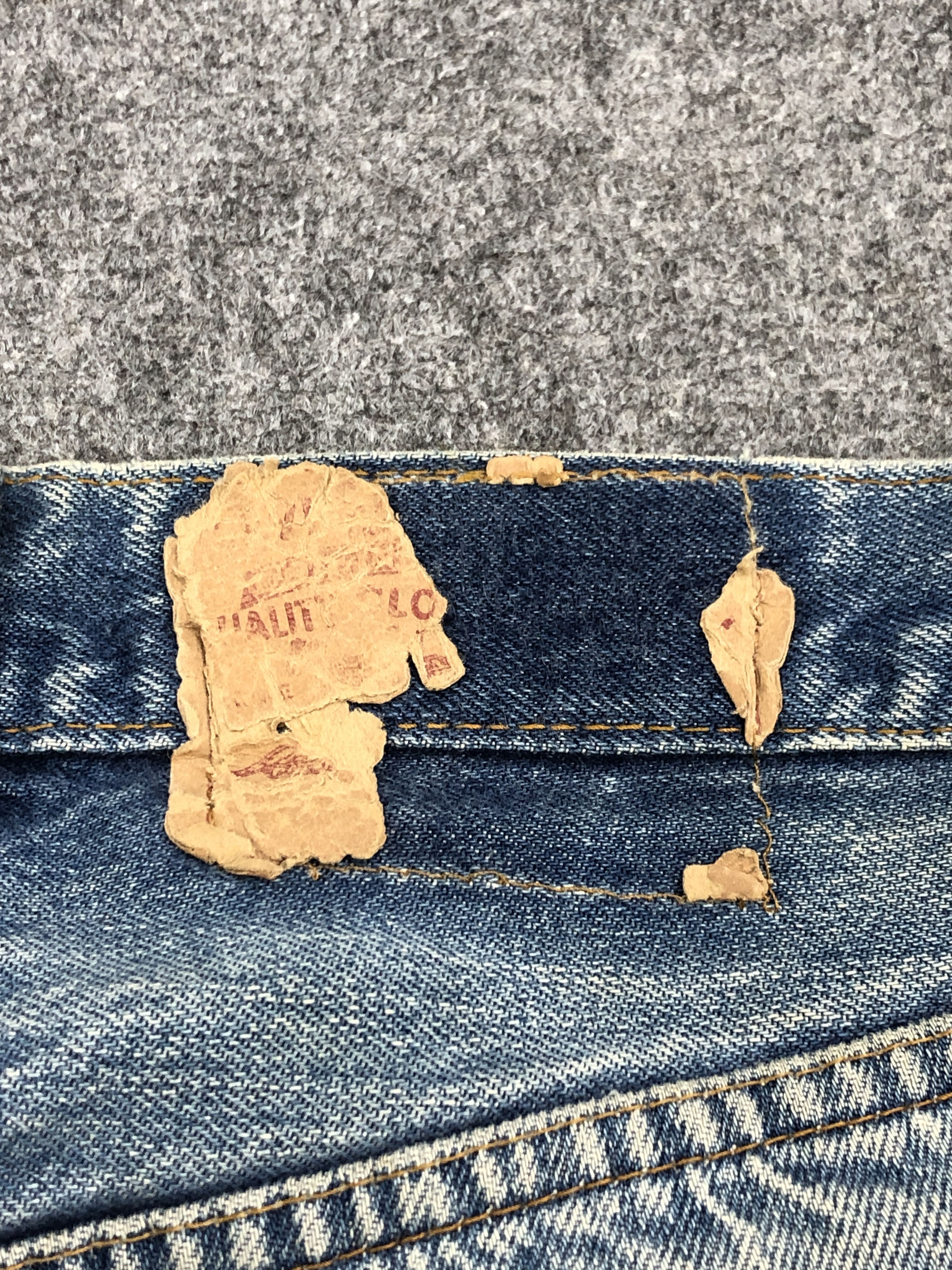 Levi's × Vintage Vintage 80s Levi's 501 Selvedge Stone Washed Denim Jeans Size US 28 / EU 44 - 9 Thumbnail