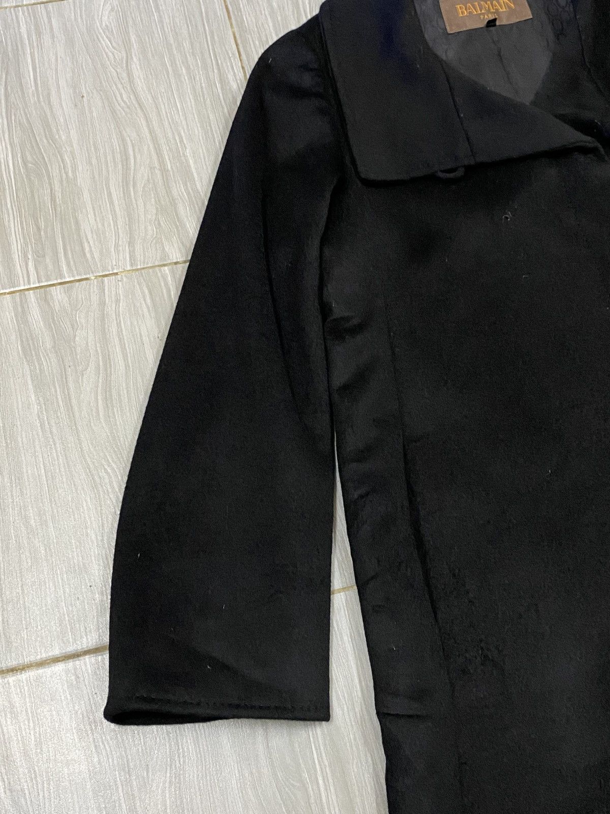 Balmain Balmain Paris Wool Coat Jacket Black Size M / US 6-8 / IT 42-44 - 5 Thumbnail