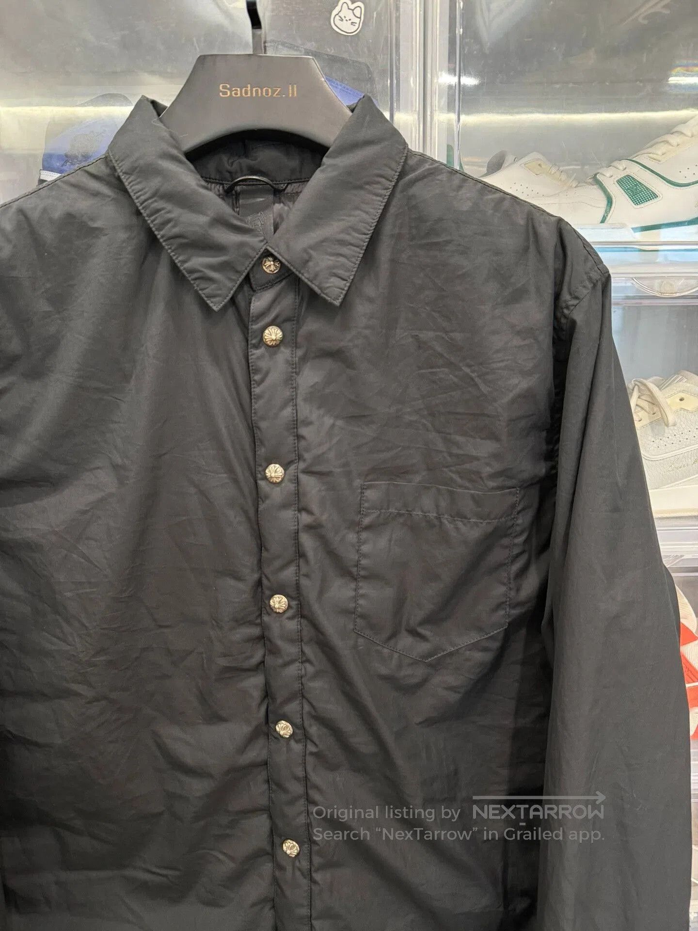 Chrome Hearts Chrome Hearts Black Down Shirt. Size US L / EU 52-54 / 3 - 2 Thumbnail