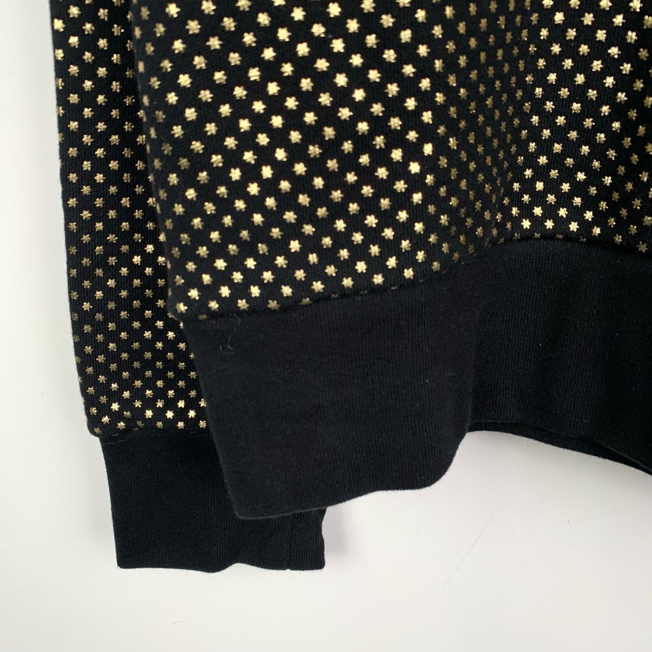 Gucci Gucci Logo and Star Print Hooded Black and Gold Cotton Long- Size S / US 4 / IT 40 - 4 Thumbnail