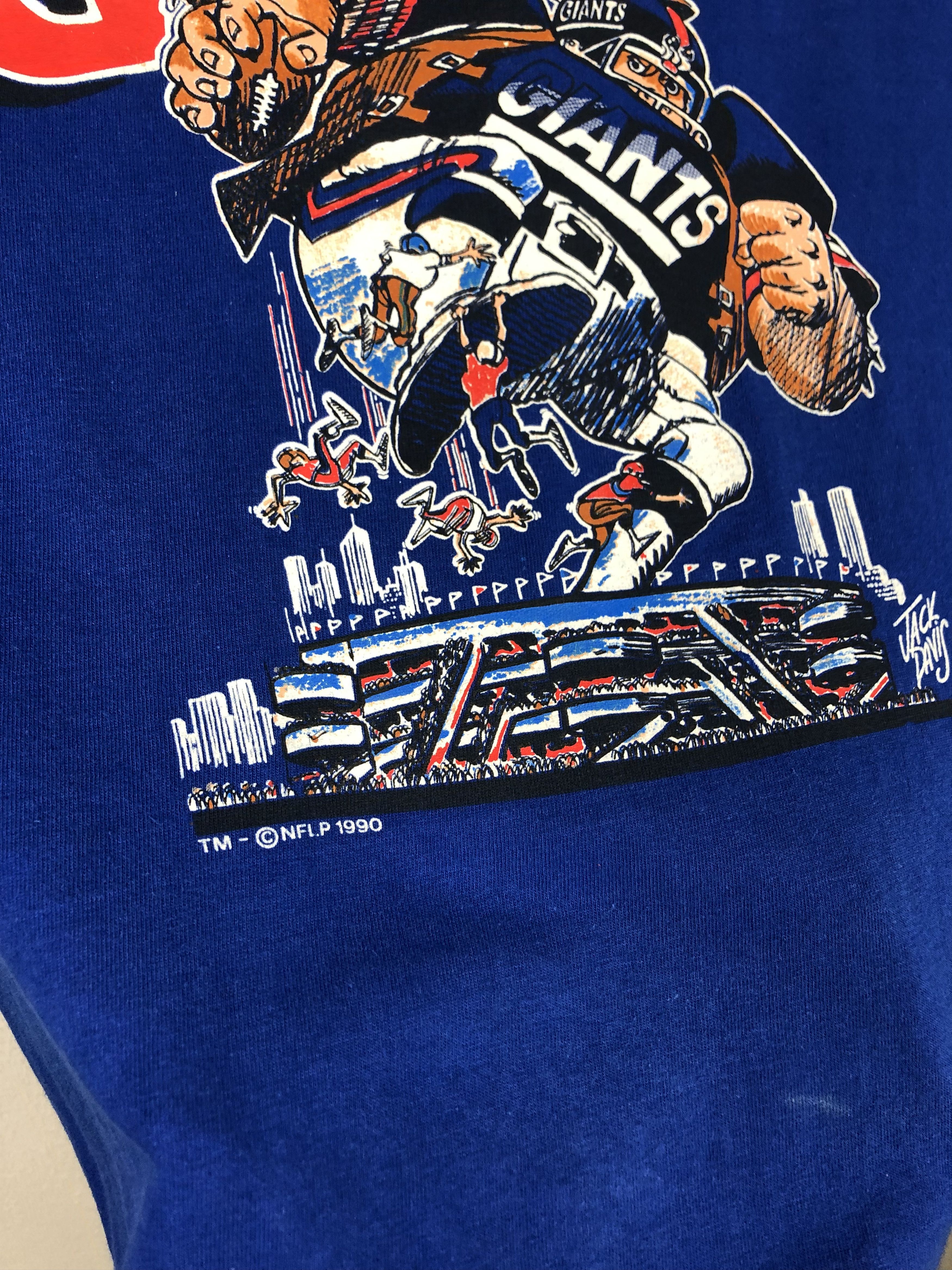 Nutmeg Vintage New York Giants Nutmeg Over Print Shirt Tee Jersey Size L / US 10 / IT 46 - 3 Thumbnail