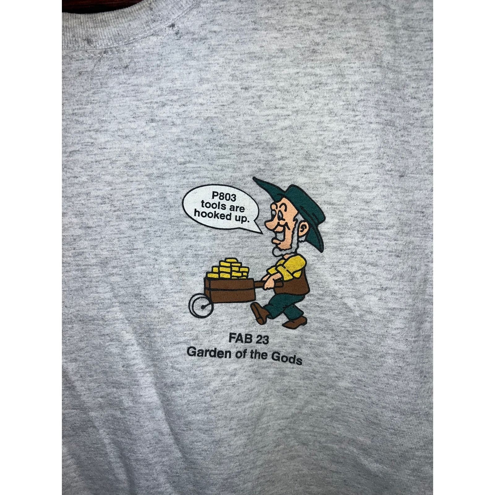 Vintage Vintage Garden of The Gods Long Sleeve Shirt Worn Stained XL Size US XL / EU 56 / 4 - 3 Thumbnail