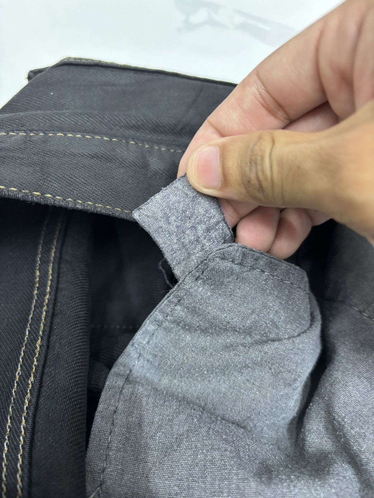 Levi's Levis 501 Waxed Black Denim Jeans Size US 30 / EU 46 - 13 Thumbnail