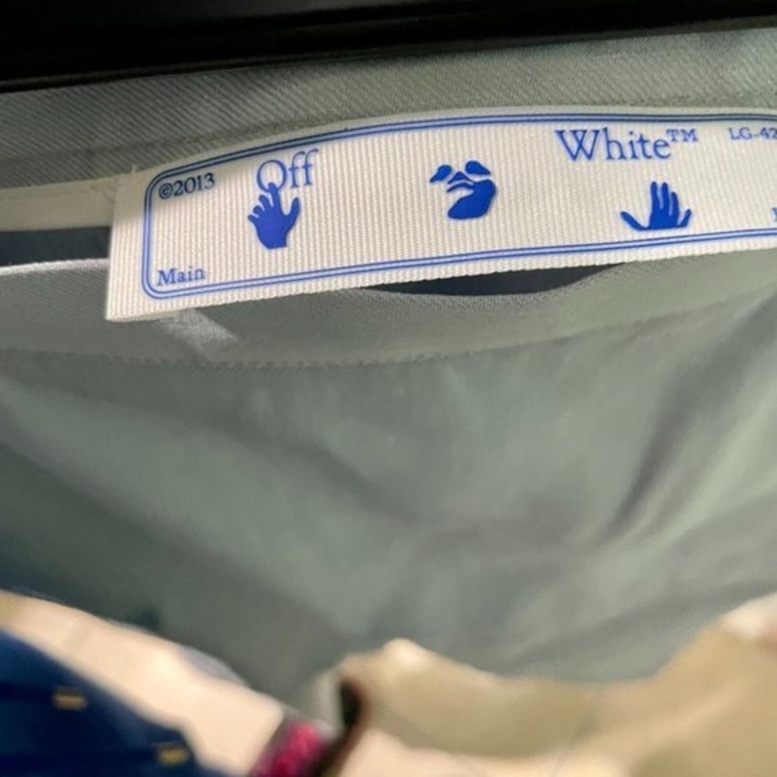 Off-White Off-White Spiral Draping Slit Skirt Baby Blue size 6 Size 28" / US 6 / IT 42 - 10 Thumbnail