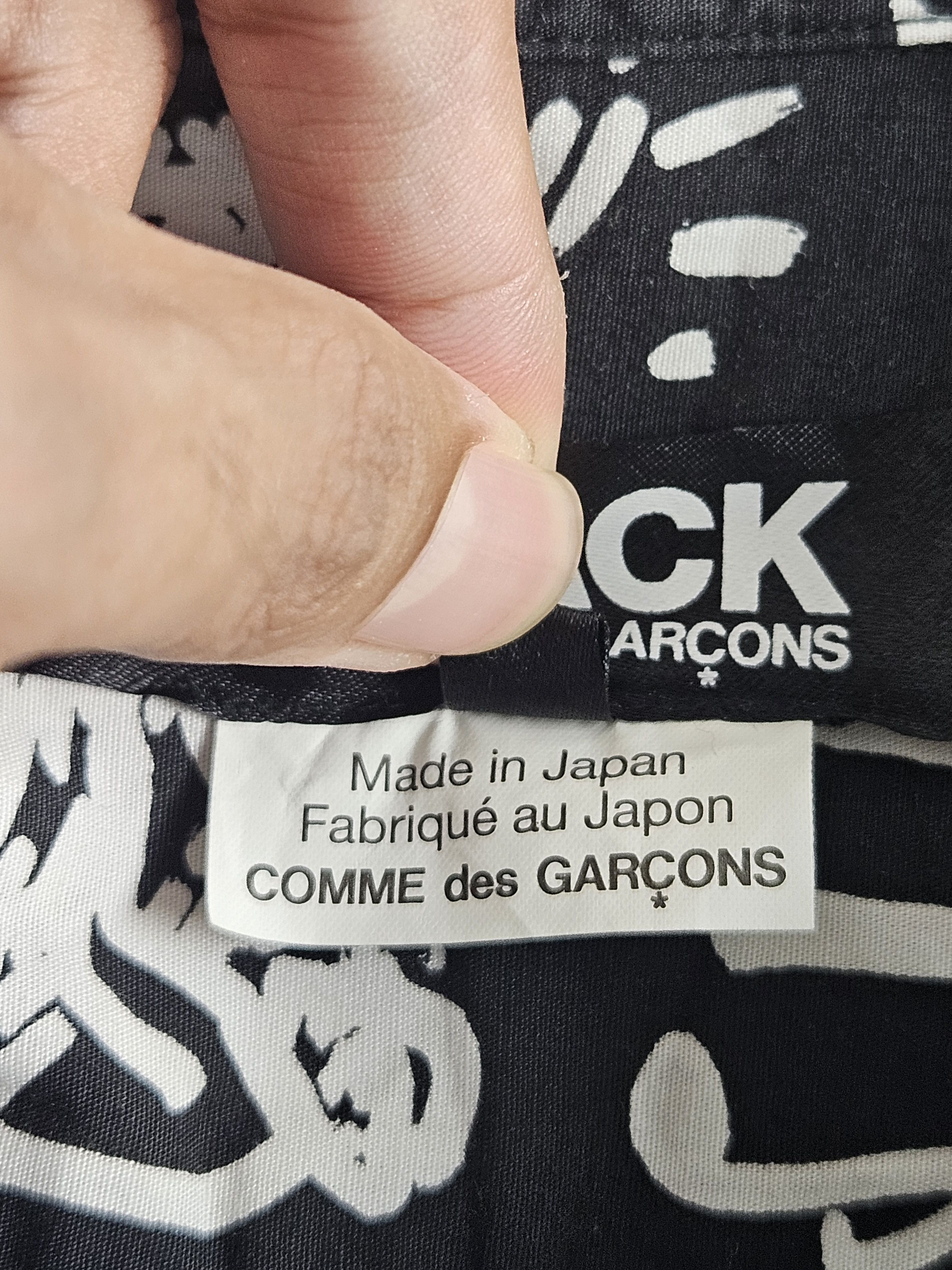 Comme des Garcons Black Comme des Garçons CDG musical notes shirt Size US S / EU 44-46 / 1 - 5 Thumbnail