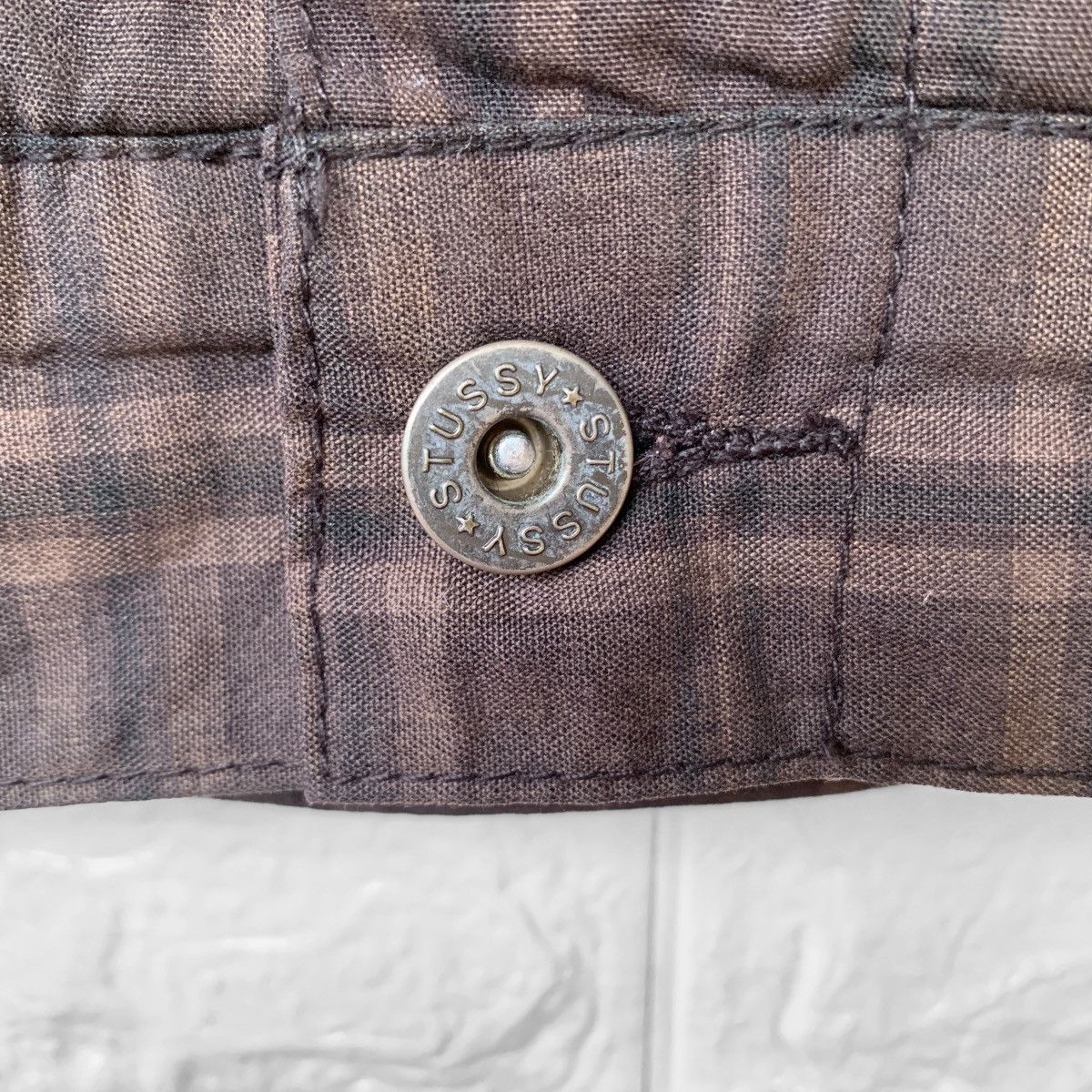 Stussy STUSSY GARMENT WORKGEAR CHECKERED PLAID BUTTON JACKET Size US L / EU 52-54 / 3 - 11 Thumbnail