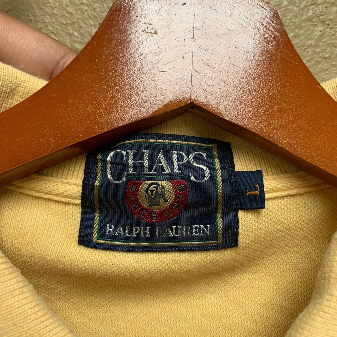 Chaps Ralph Lauren Vintage CHAPS RALPH LAUREN Polo T-shirt Size US L / EU 52-54 / 3 - 4 Thumbnail