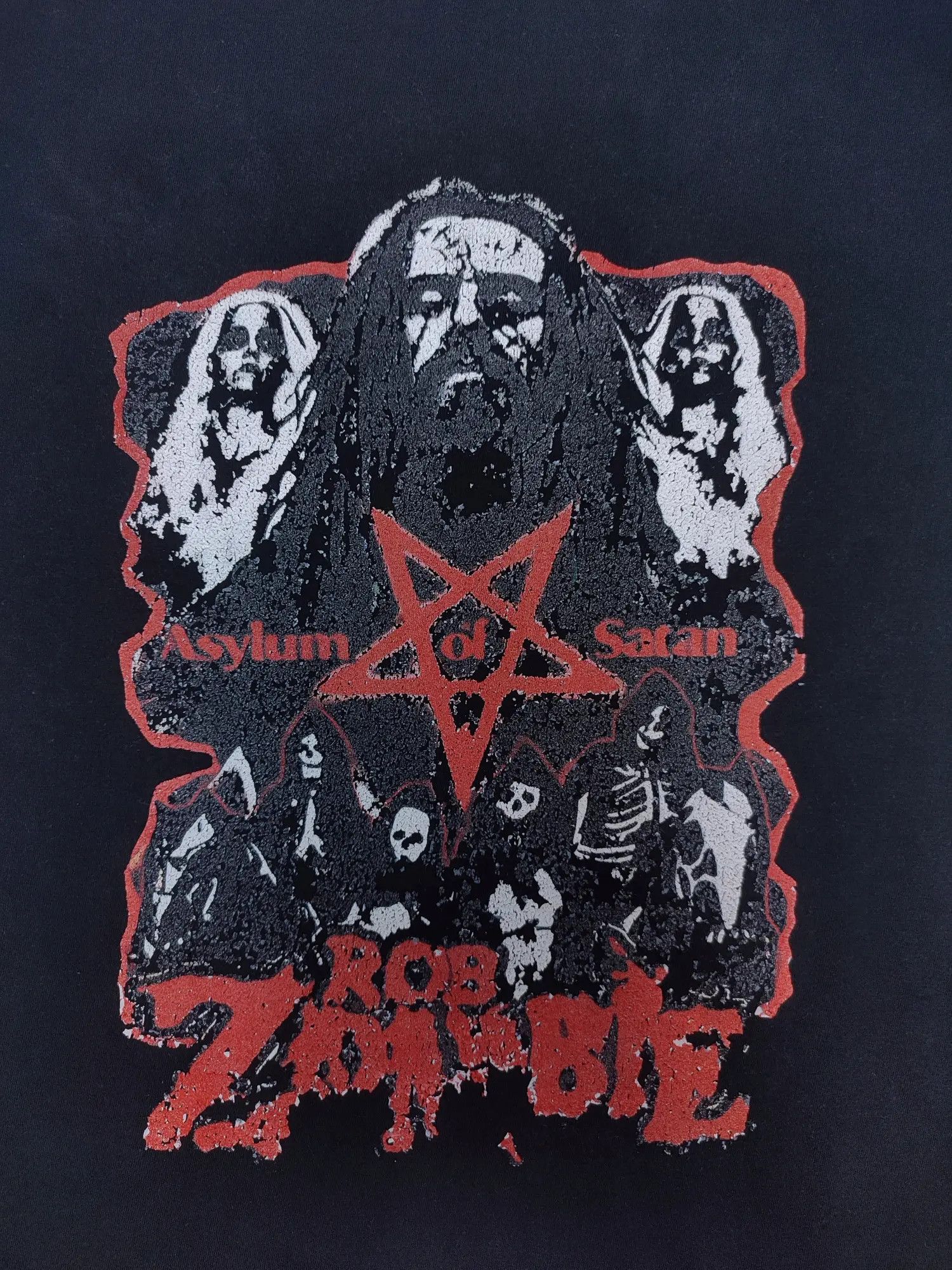 Band Tees Rob Zombie Asylum of Satan Long sleeve t-shirt Size US M / EU 48-50 / 2 - 8 Thumbnail