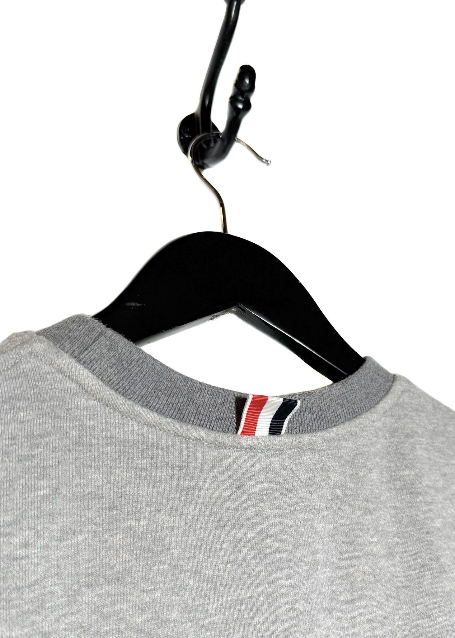 Thom Browne Thom Browne Grey Colourblock 4-bar Sweatshirt Size XS / US 0-2 / IT 36-38 - 4 Thumbnail