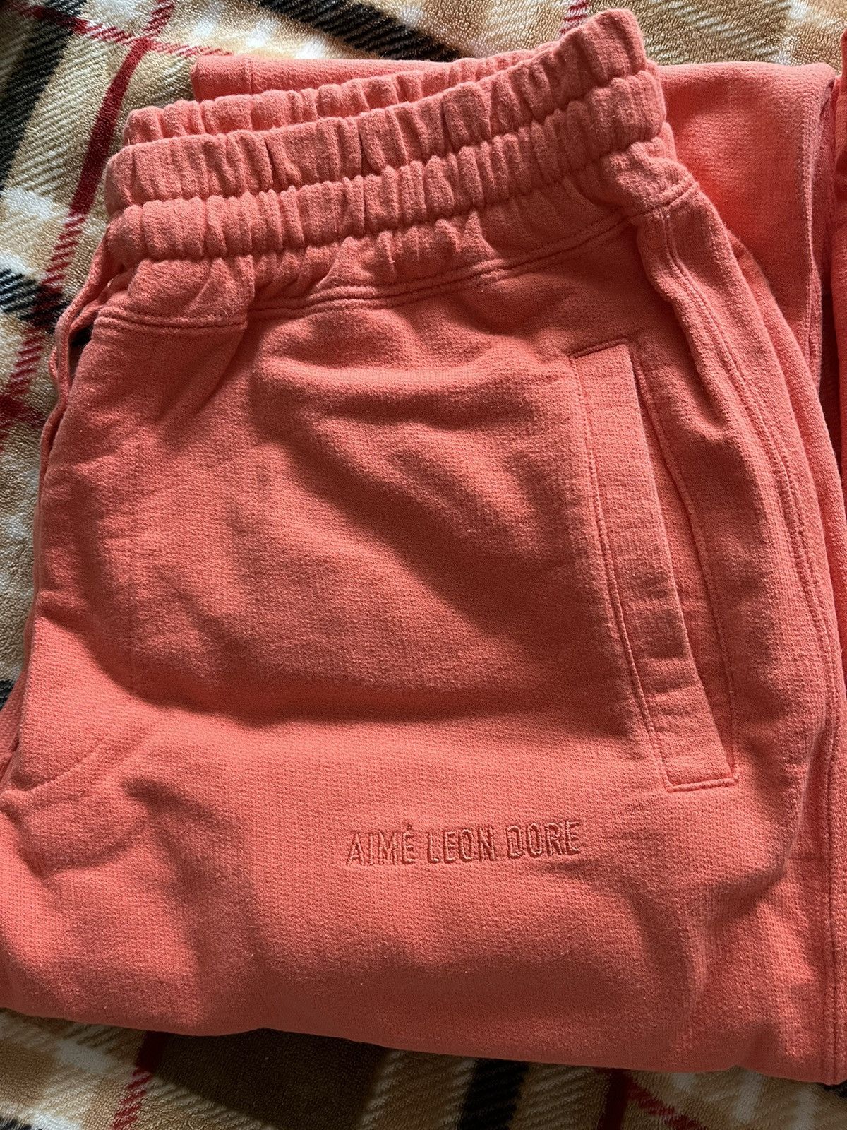 Aime Leon Dore Sz Medium ALD Orange brushed hoodie sweatpants set Size US M / EU 48-50 / 2 - 12 Thumbnail