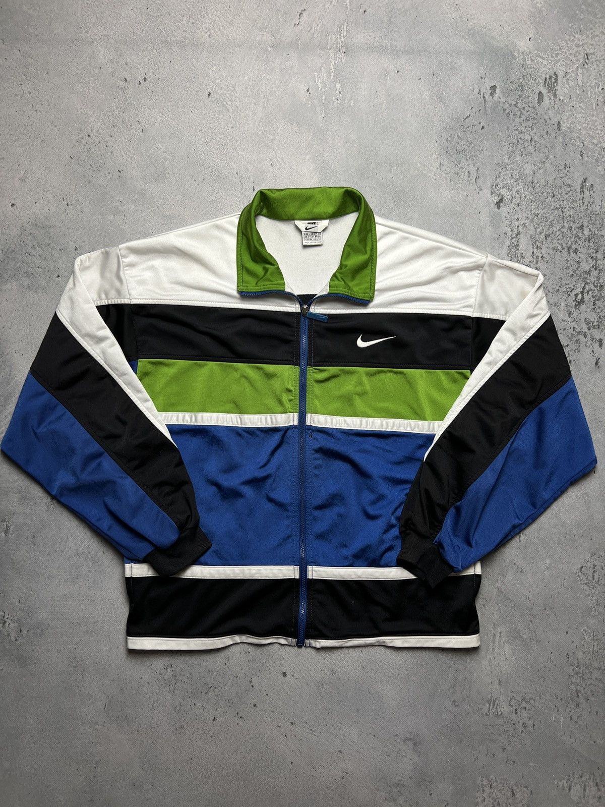 Nike 🇺🇸 Nike Vintage Zipper Jacket central swoosh logo y2k 90s Size US L / EU 52-54 / 3 - 2 Thumbnail