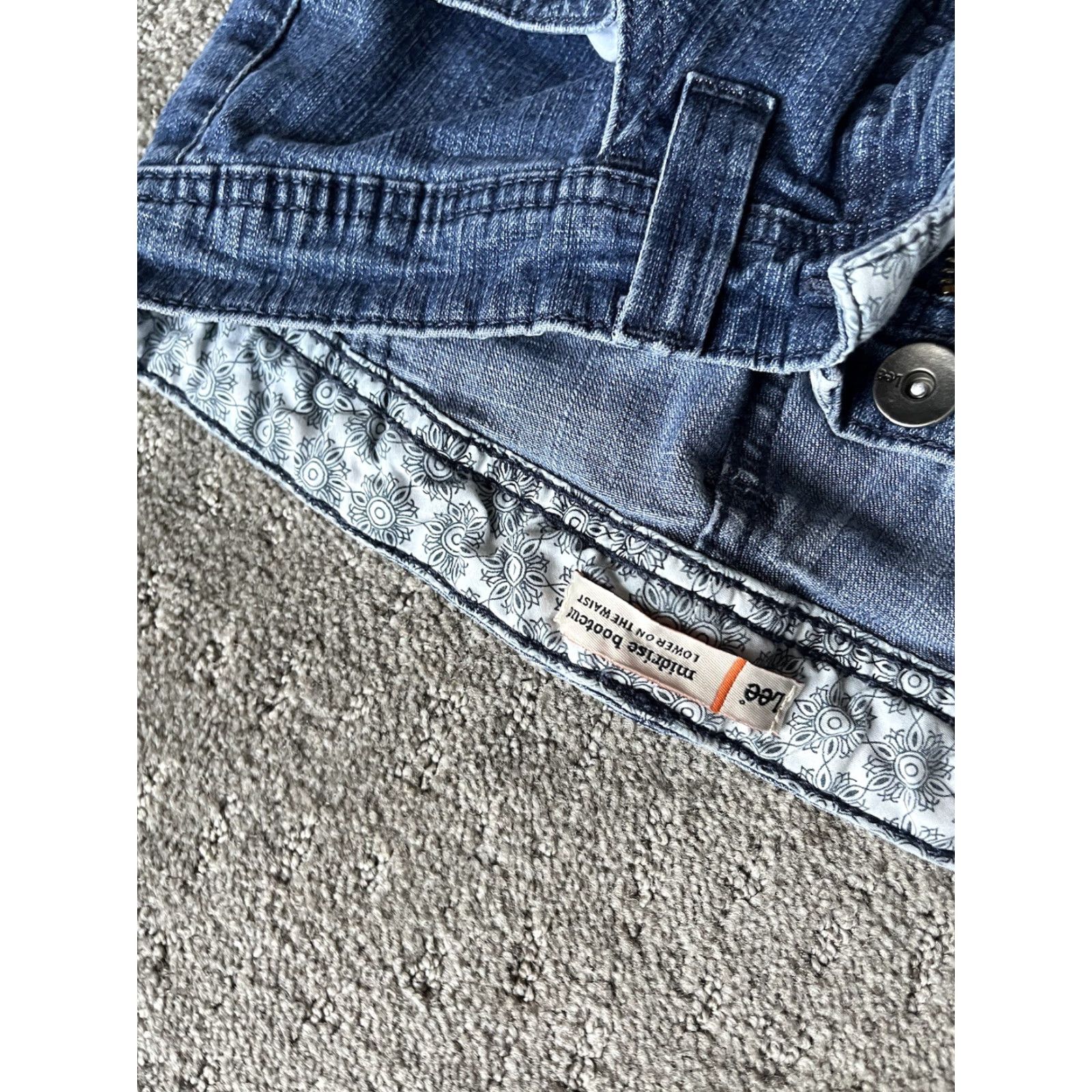 Lee VINTAGE Lee Natural Bootcut Jeans Women's 28W Medium Wash Denim 33in Inseam Women Size 28" / US 6 / IT 42 - 5 Thumbnail