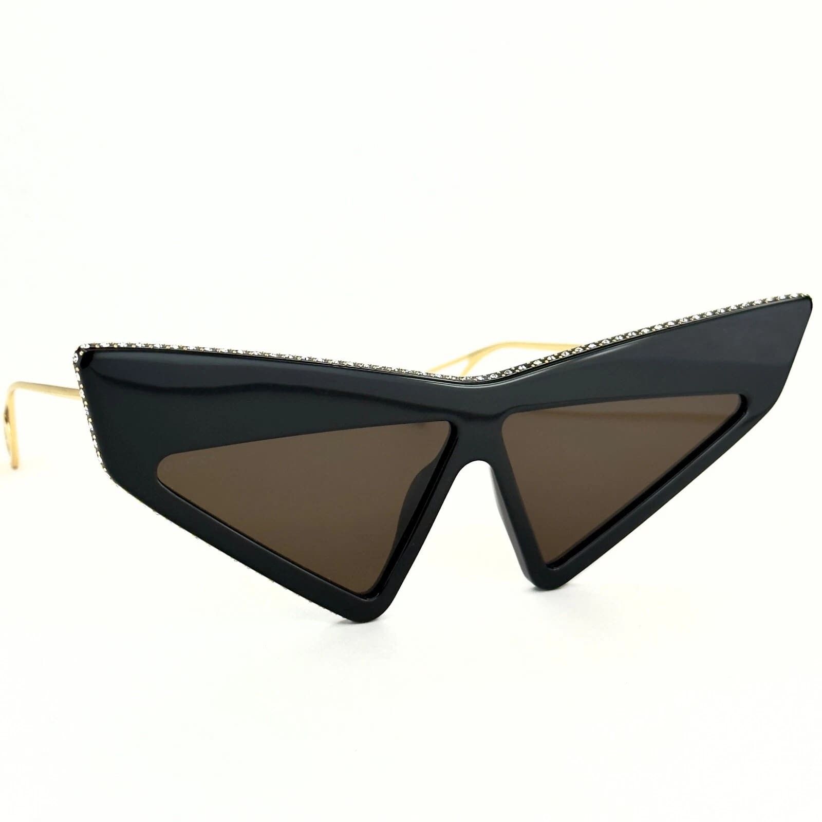 Gucci GUCCI GG0430S Hollywood Forever 0430 Black Sunglasses 002 Size ONE SIZE - 7 Thumbnail