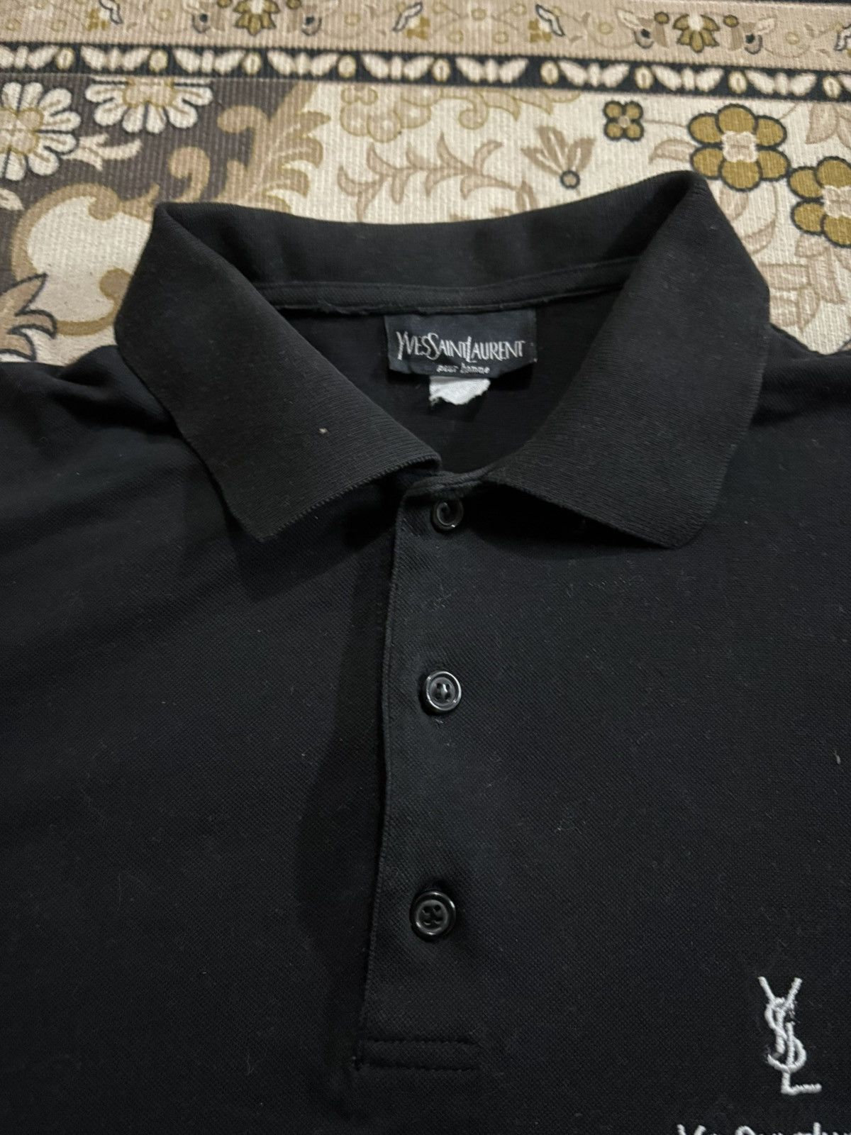 Yves Saint Laurent Yves Saint Laurent pour homme Polo Tee Size US L / EU 52-54 / 3 - 4 Thumbnail