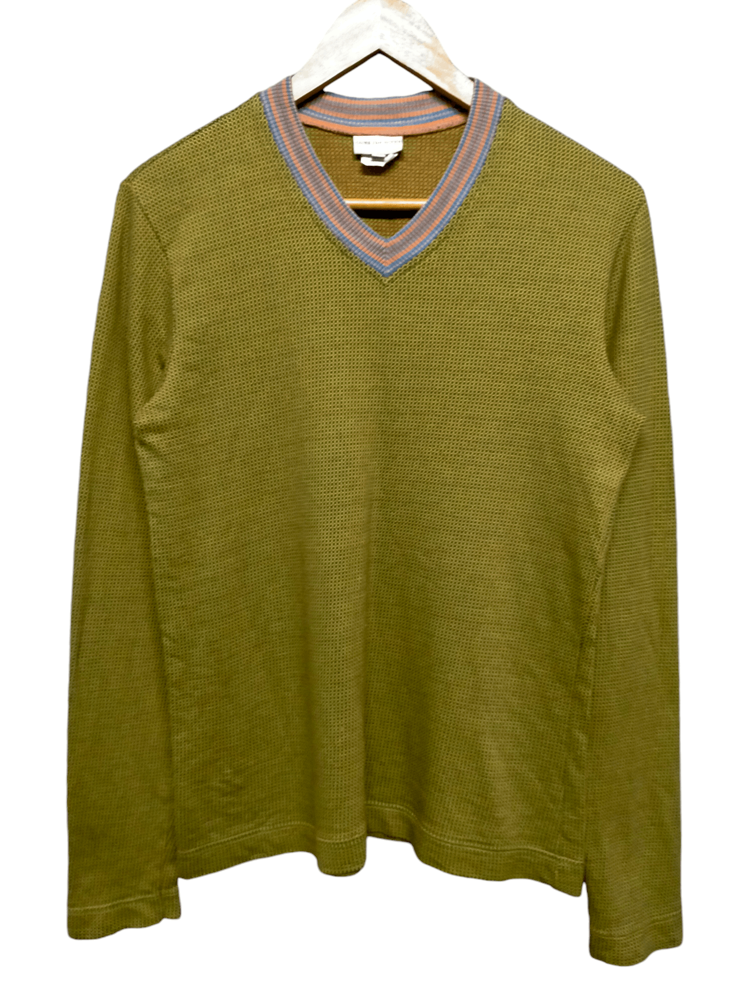 Dries Van Noten Dries Van Noten V-neck Long Sleeve T-shirt Size US M / EU 48-50 / 2 - 1 Thumbnail