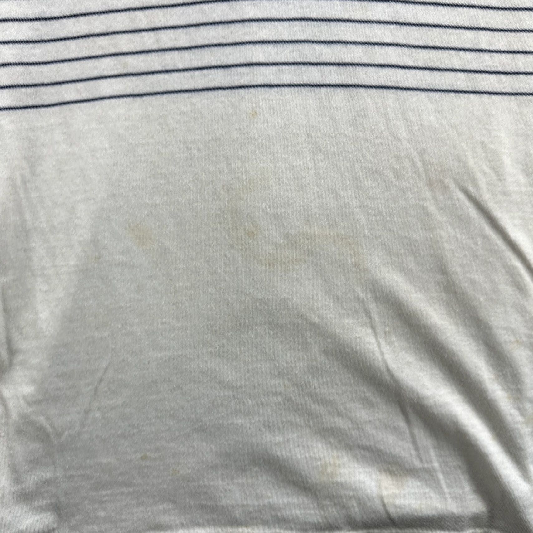 Champion VINTAGE Champion Polo Shirt Mens Large White Navy Striped The Mountain 90s USA Size US L / EU 52-54 / 3 - 4 Thumbnail