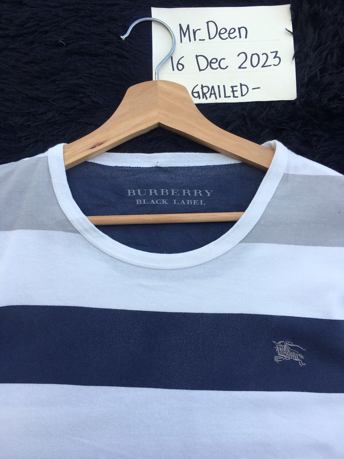 Burberry Rare Vintage Burberry Stripes Tshirt Size US M / EU 48-50 / 2 - 6 Thumbnail
