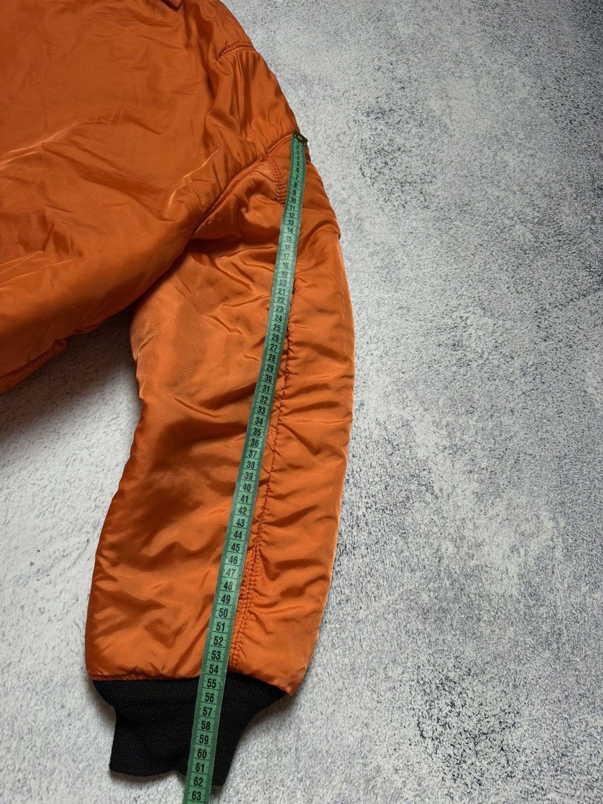 Alpha Industries Vintage 80s Alpha Industries MA-1 Reversible Bomber Jacket Size US XL / EU 56 / 4 - 22 Thumbnail