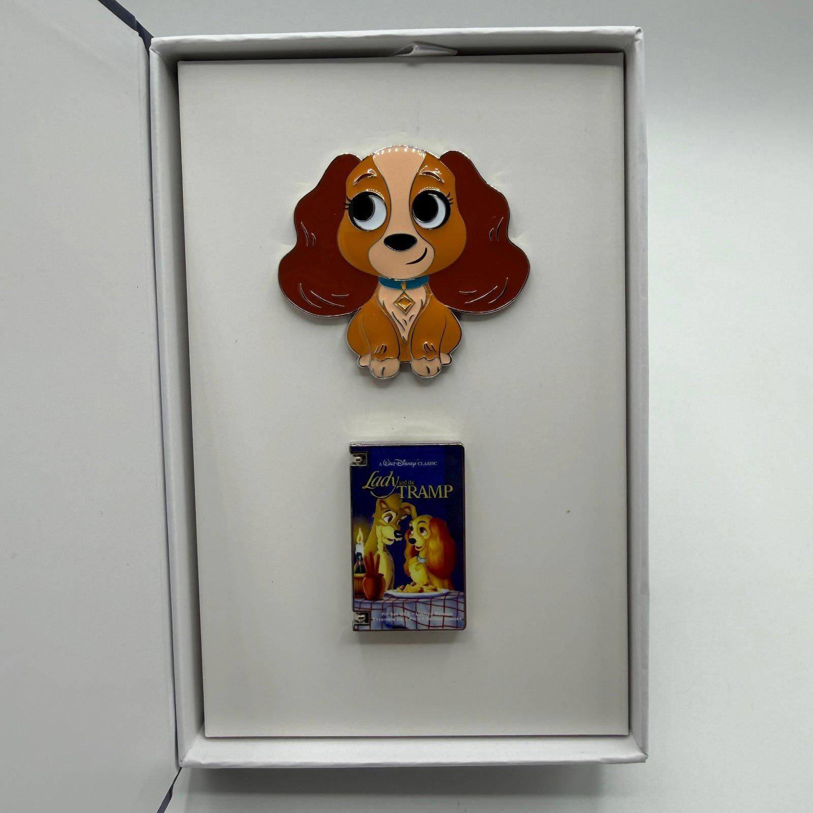Disney Disney Pin - Lady and the Tramp - VHS Two Pin Set Size ONE SIZE - 1 Thumbnail