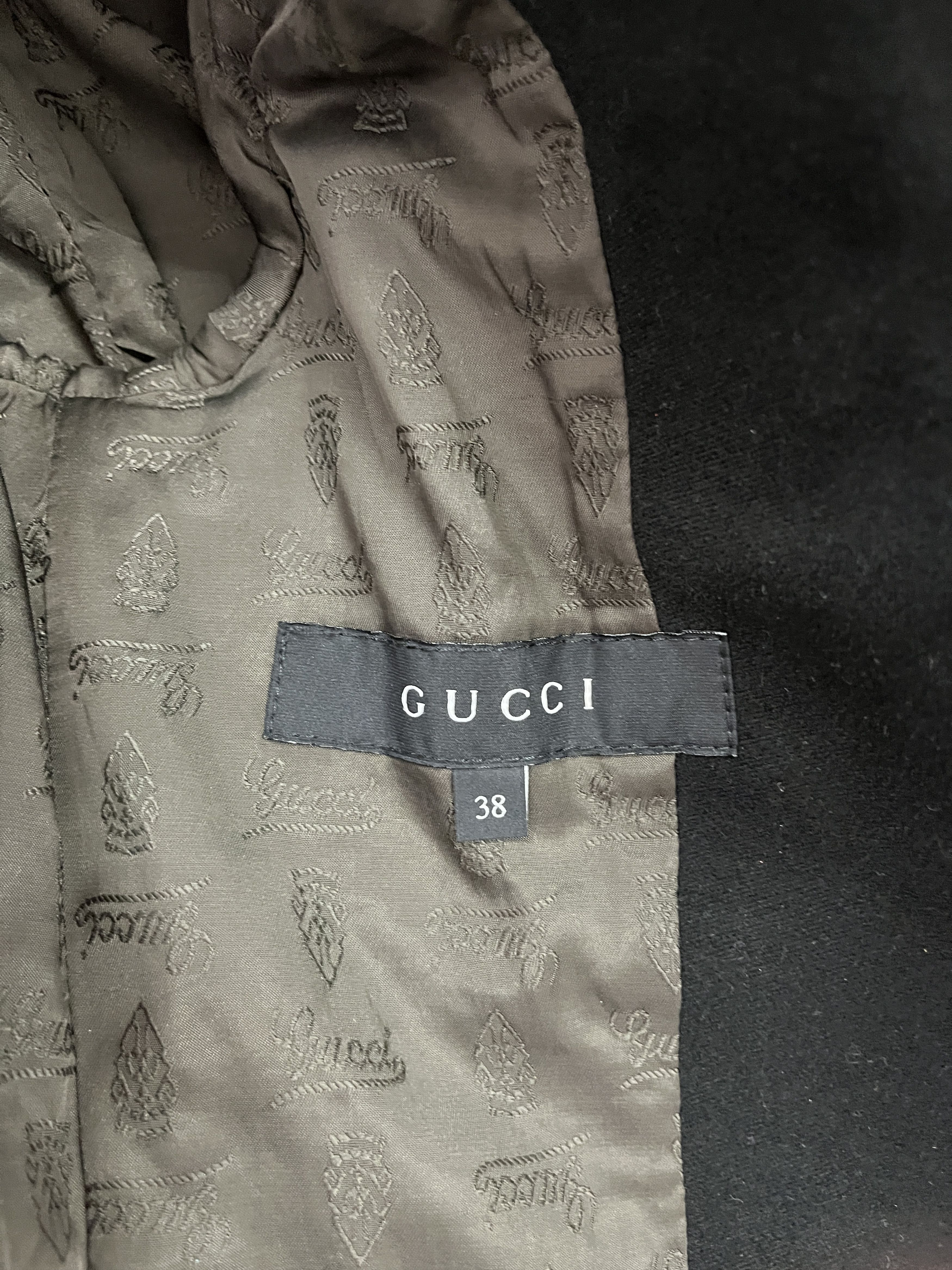 Gucci Gucci Black Cotton School Jacket With Embroided "G" Logo Size XS / US 0-2 / IT 36-38 - 7 Thumbnail