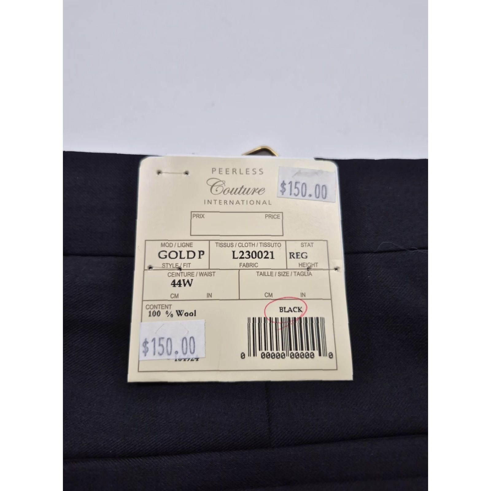 Vintage VINTAGE Vitale Barberis Canonico Dress Pants Mens 44x36 Black Wool Pleated Unhemmed NWT Size US 44 / EU 60 - 6 Thumbnail