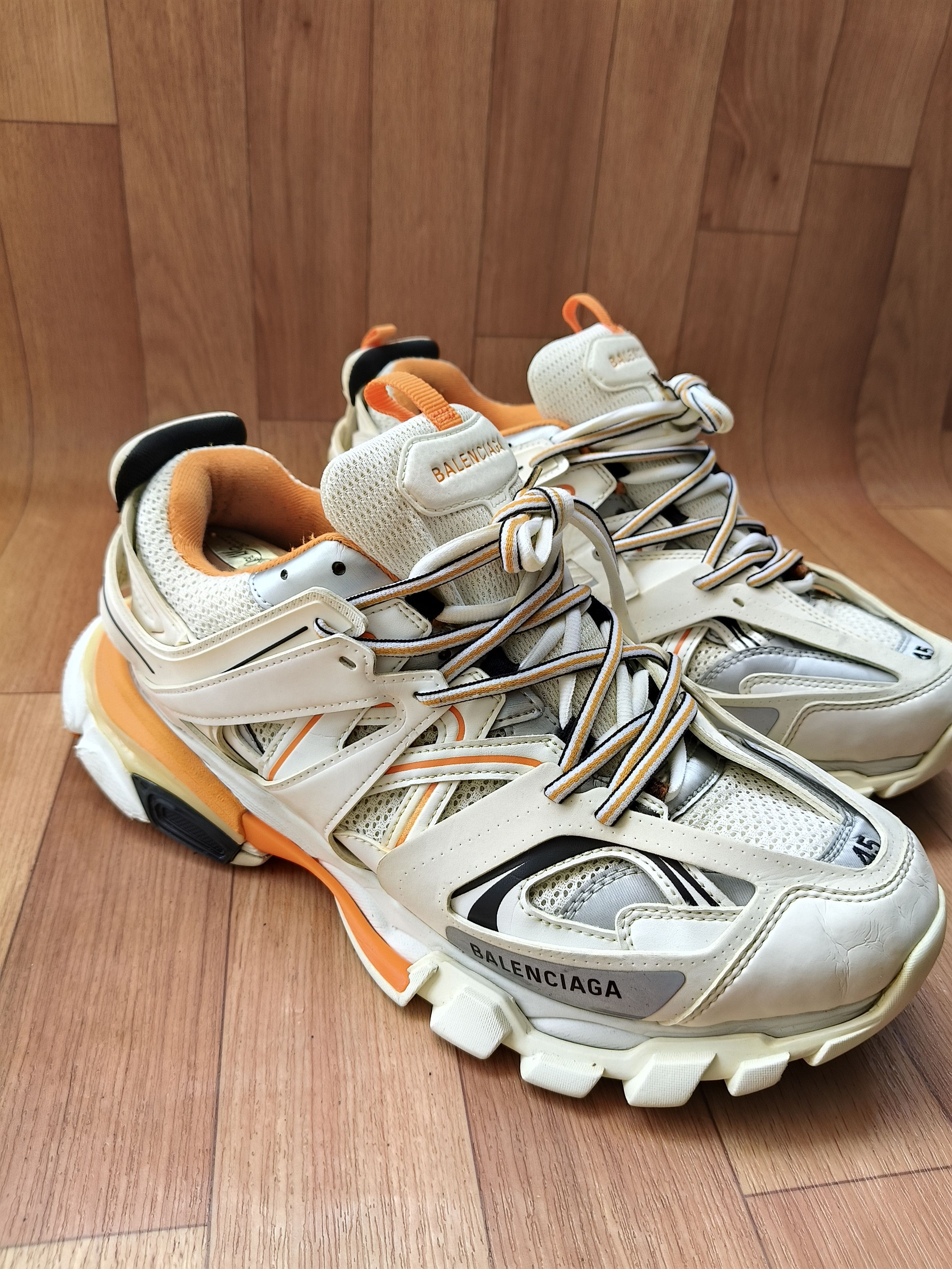 Balenciaga 💥 BALENCIAGA TRACK ORANGE Size US 12.5 / EU 45-46 - 6 Thumbnail