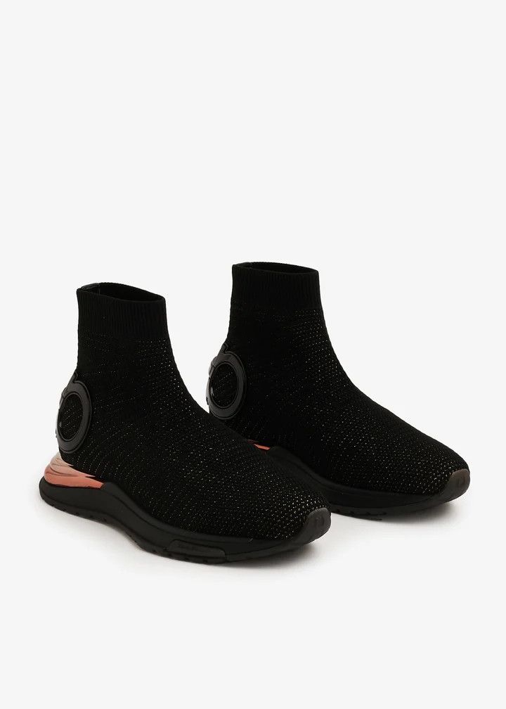 Salvatore Ferragamo o1y0426 Hi-Top Sneakers in Black Size US 5.5 / IT 35.5 - 3 Thumbnail