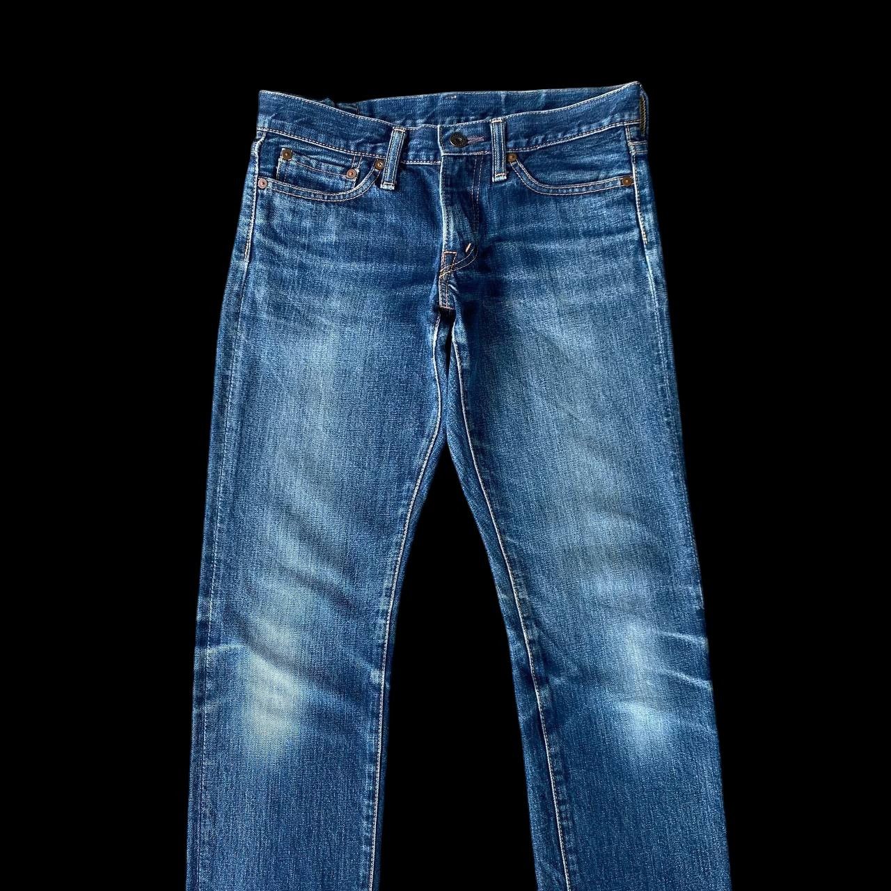 Kapital VINTAGE KAPITAL BY KIRO HIRATA FADED BLUE LOWRISE SLIMFIT Size US 27 - 2 Thumbnail