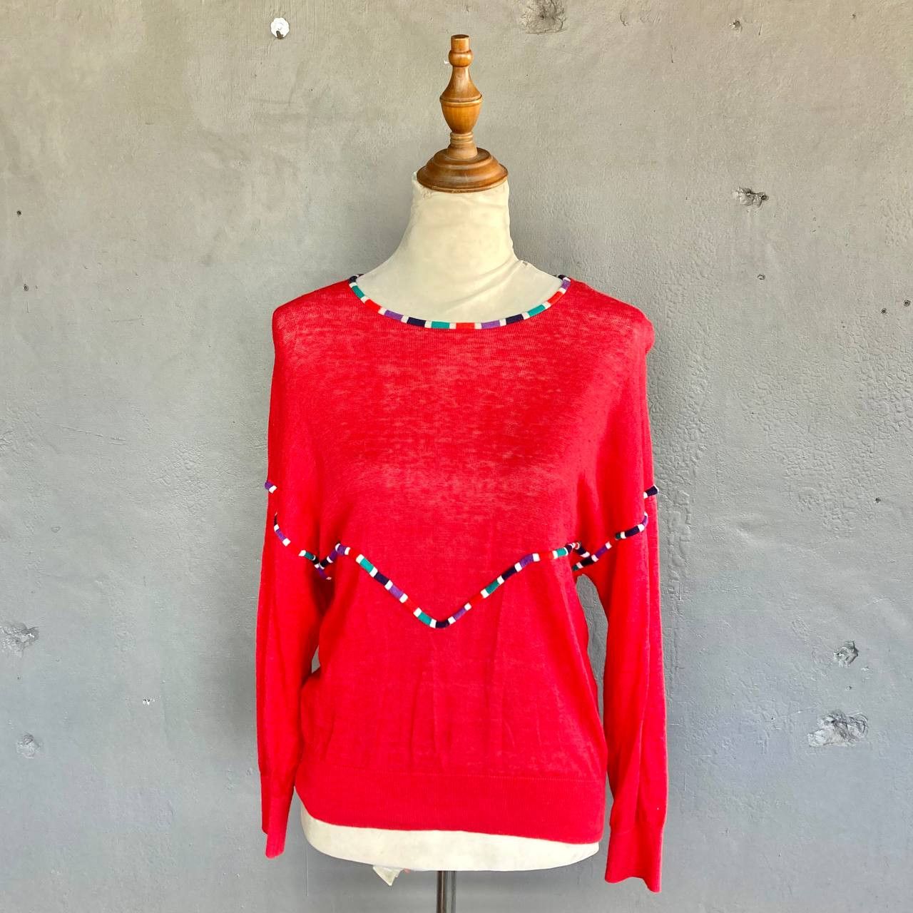 Tsumori Chisato Linen Knit Long Sleeves Top Size S / US 4 / IT 40 - 3 Thumbnail