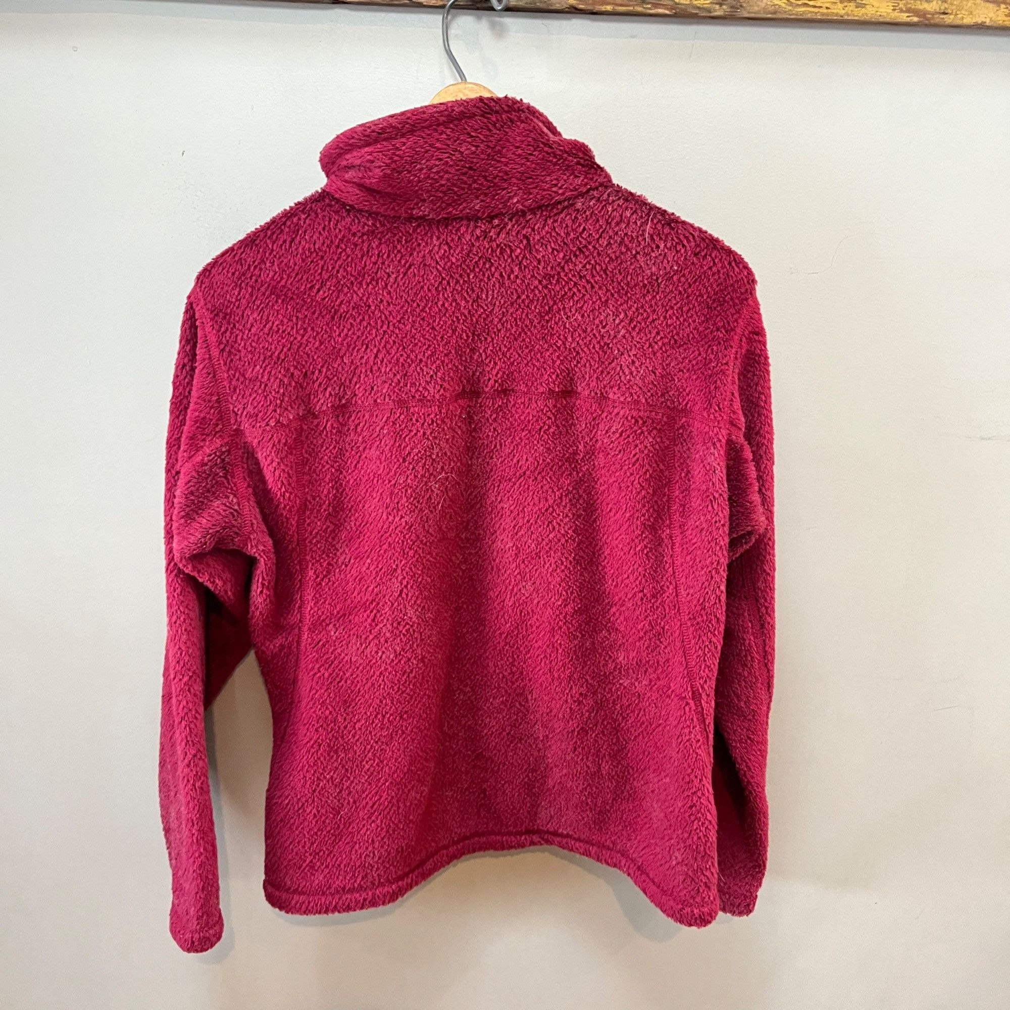 Patagonia Patagonia Women's Full Zip Raspberry Pink Fleece Jacket Swea Size M / US 6-8 / IT 42-44 - 2 Thumbnail