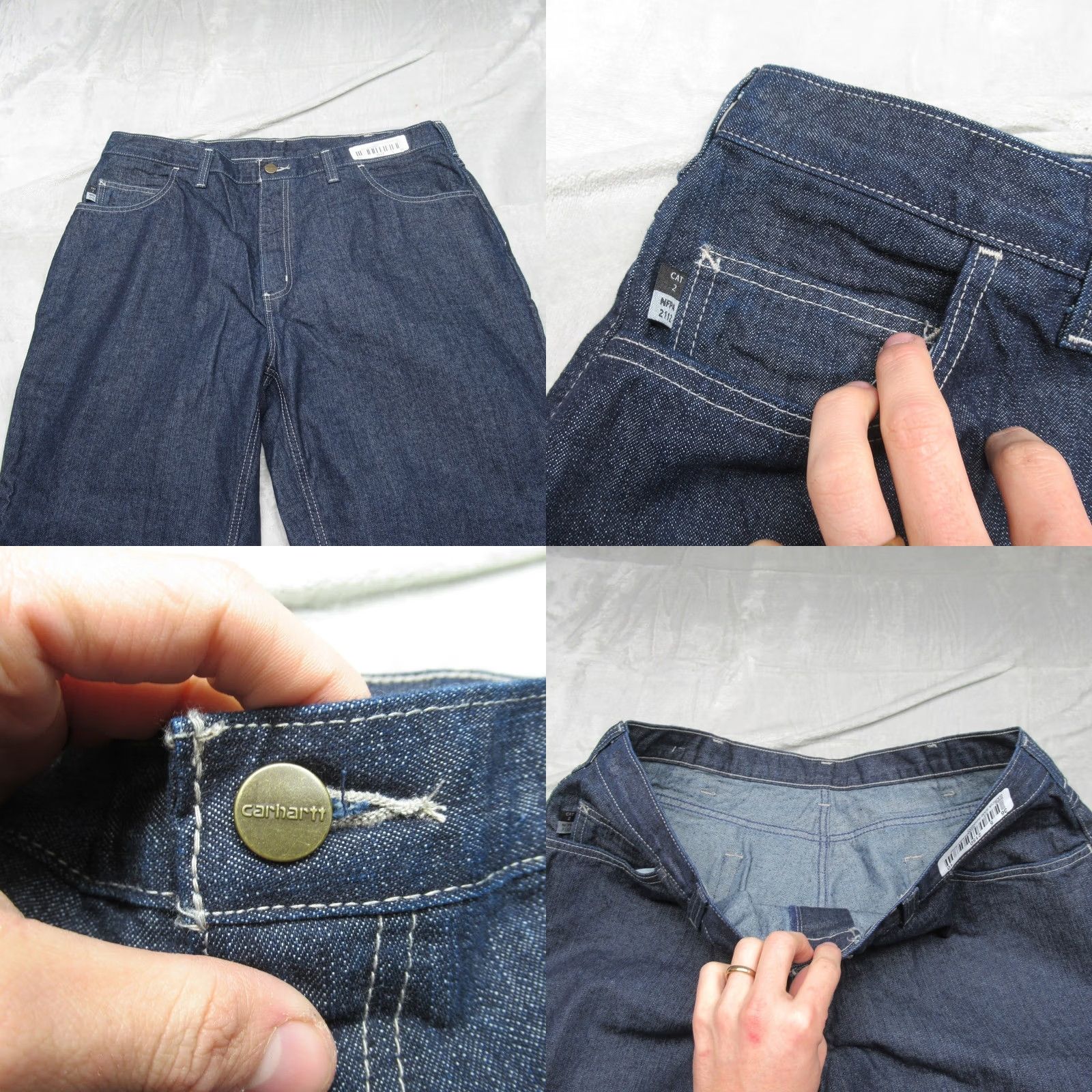 Carhartt VINTAGE Carhartt FR Jeans Mens 40x32 Wide Leg Flame Resistant Work Rugged Boot Relax NEW Size US 40 / EU 56 - 8 Thumbnail