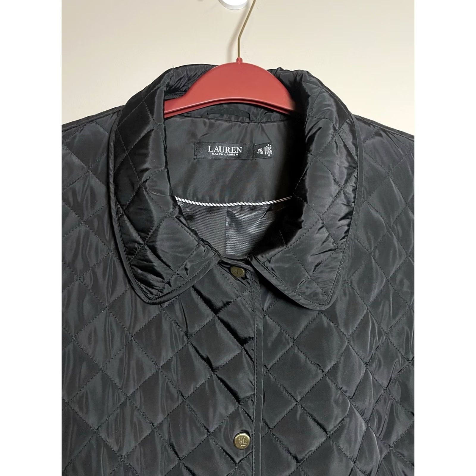 Ralph Lauren Ralph Lauren Jacket Womens 2XL Black Quilted Women Size Full Zip G92 Size XXL / US 16-18 / IT 52-54 - 4 Thumbnail
