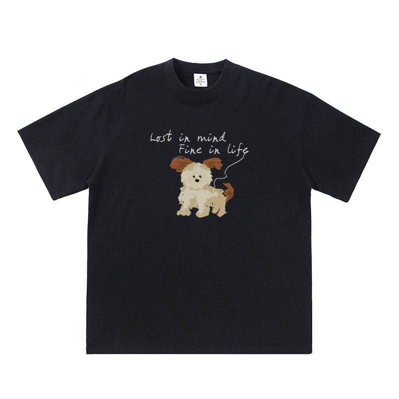 Japanese Brand Men's American-Style Cartoon Puppy T-Shirt Size US M / EU 48-50 / 2 - 2 Thumbnail