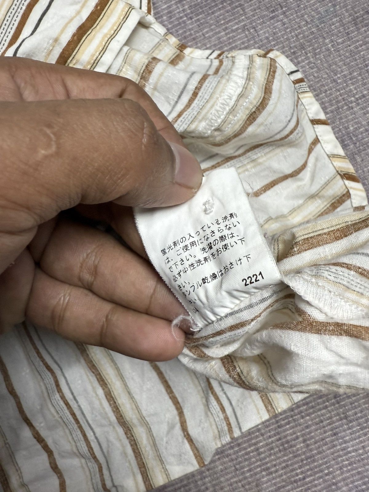 PPFM PPFM STRIPE SHIRT Size US M / EU 48-50 / 2 - 6 Thumbnail
