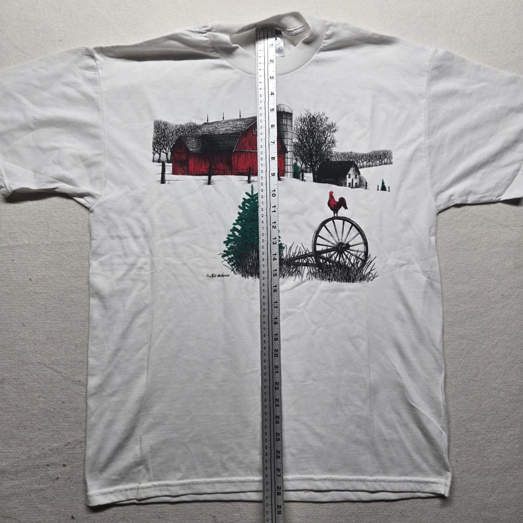 Jerzees VINTAGE Jerzees Shirt Adult L White 90s Nature Outdoor USA 1990s T-Shirt Mens L Size US L / EU 52-54 / 3 - 6 Thumbnail