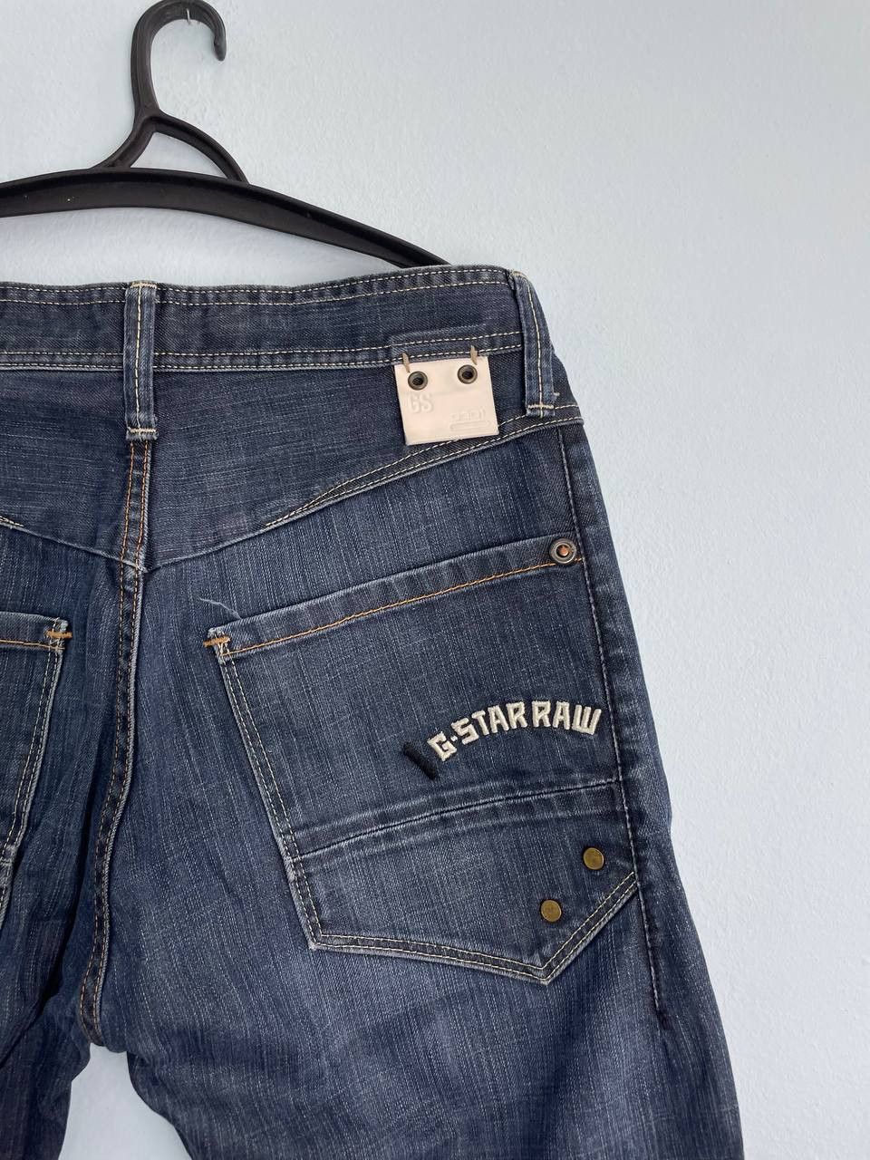 G-Star Vintage Gstar Raw denim Jeans Baggy Drill cargo Oldmoney Size US 32 / EU 48 - 4 Thumbnail