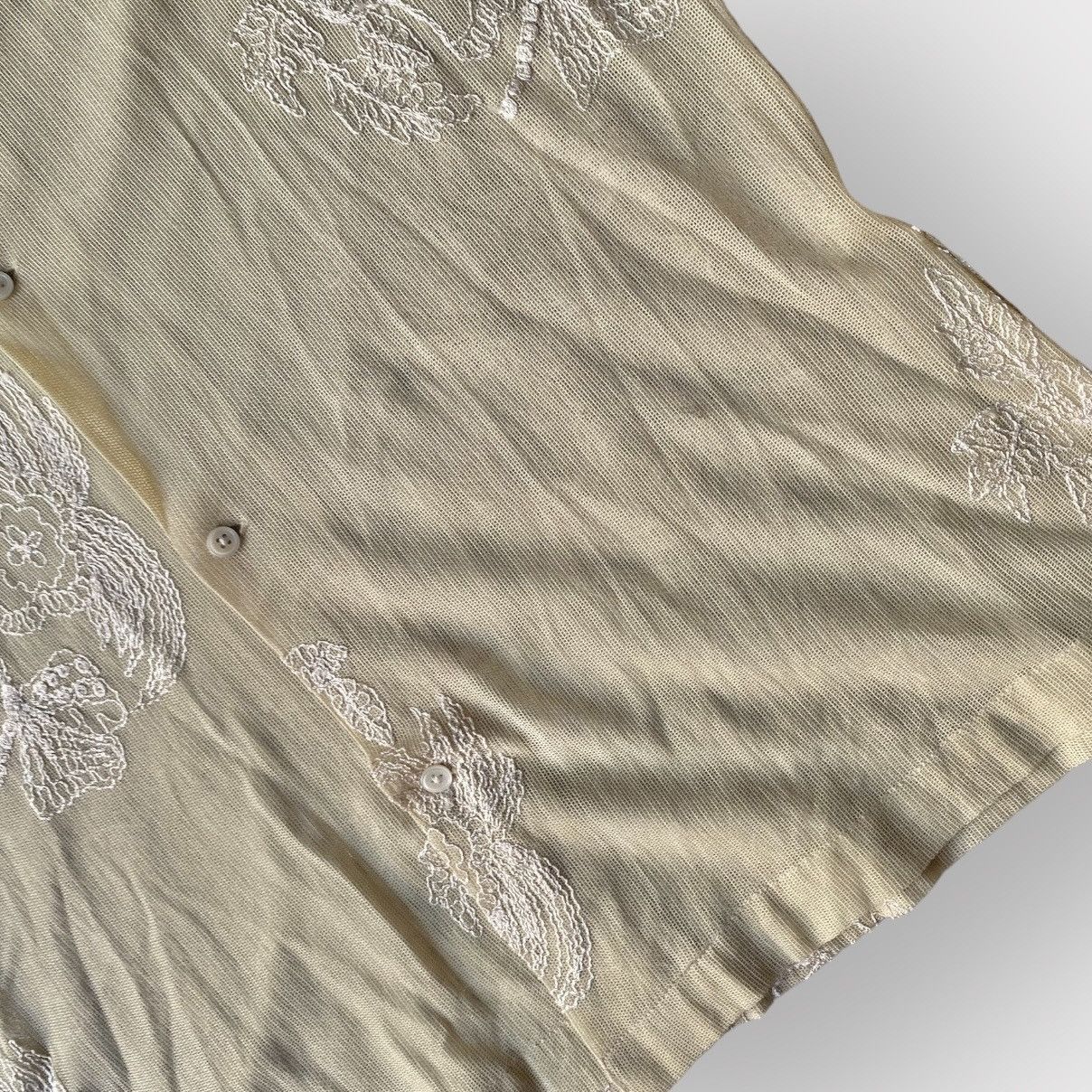 Bode Bode Moth Veil embroidered Mesh shirt Size US M / EU 48-50 / 2 - 4 Thumbnail