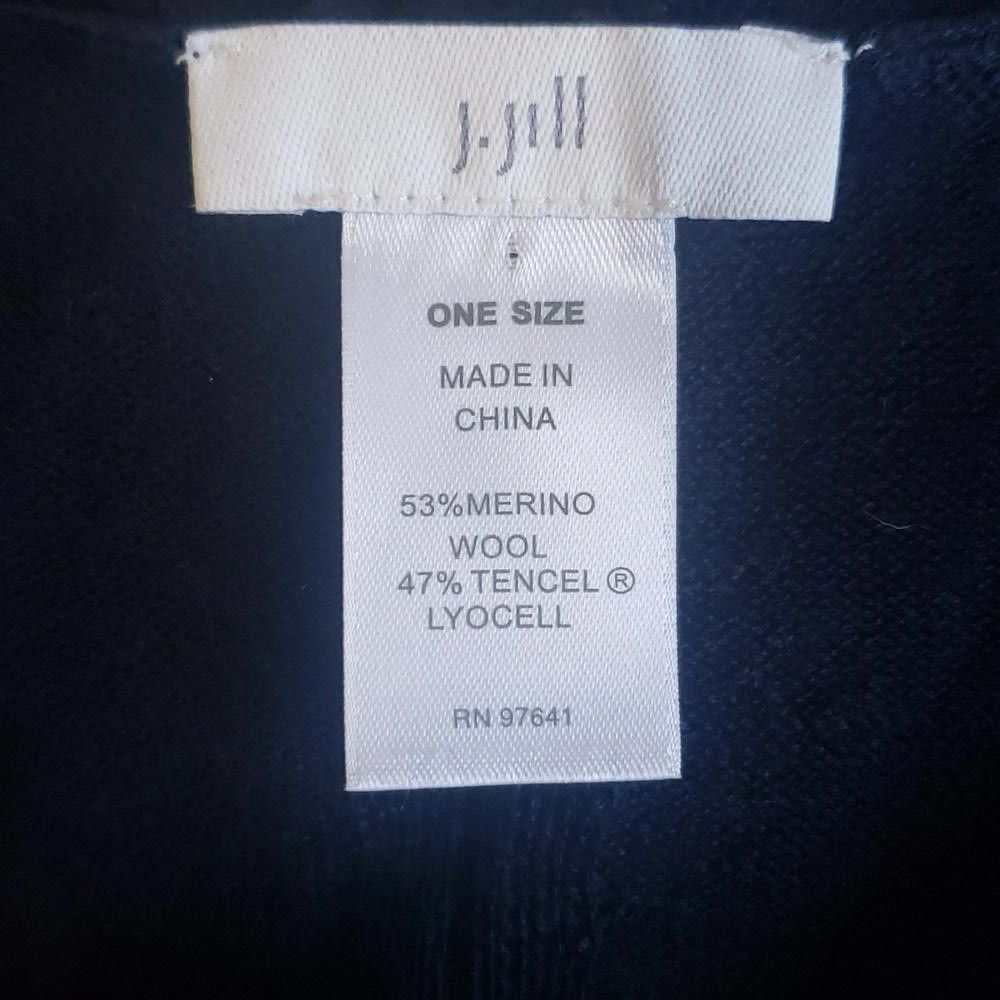 Designer CT1944 J. Jill Navy One Size Tunic Size ONE SIZE - 4 Thumbnail